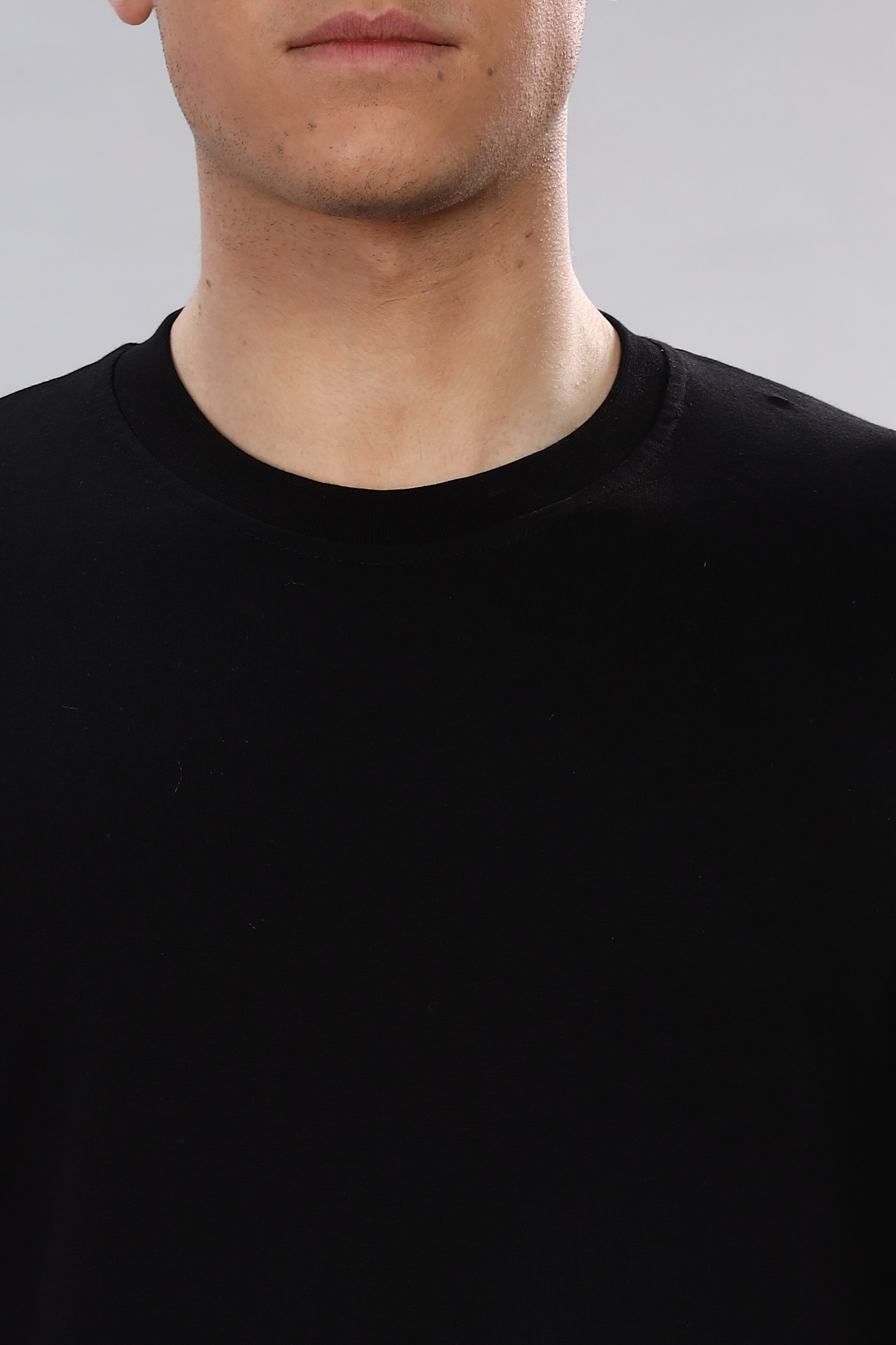 Teal Blue Long Sleeve Crew Neck T-Shirt