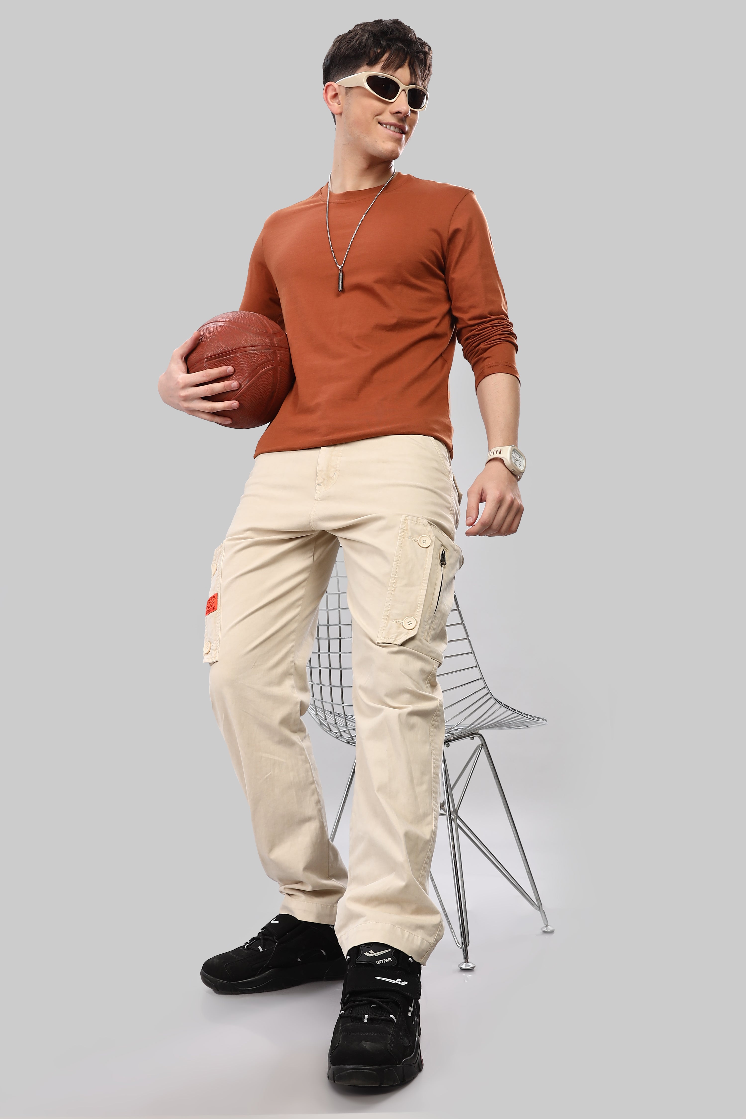 Mud Long Sleeve Crew Neck T-Shirt