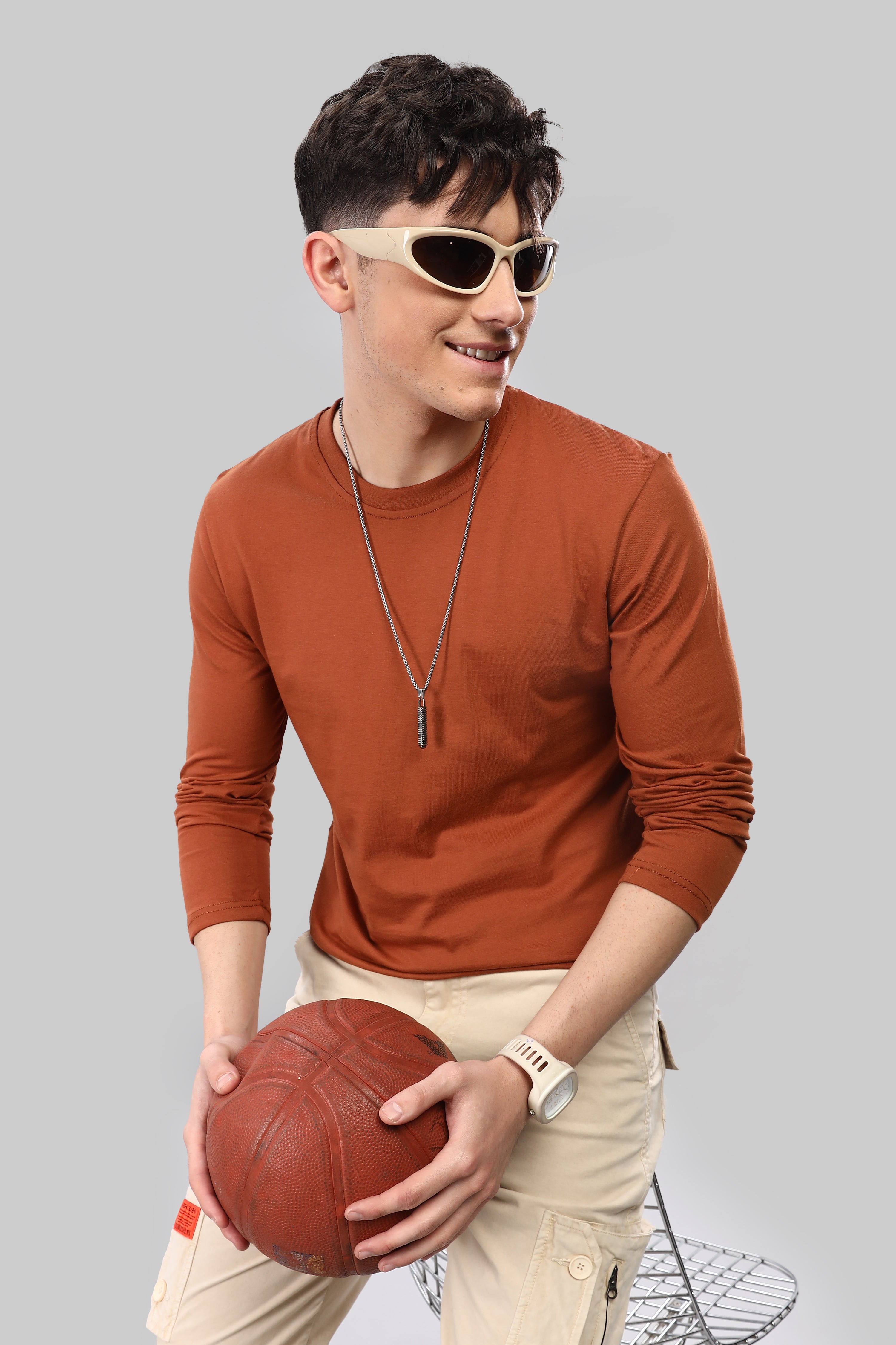 Mud Long Sleeve Crew Neck T-Shirt