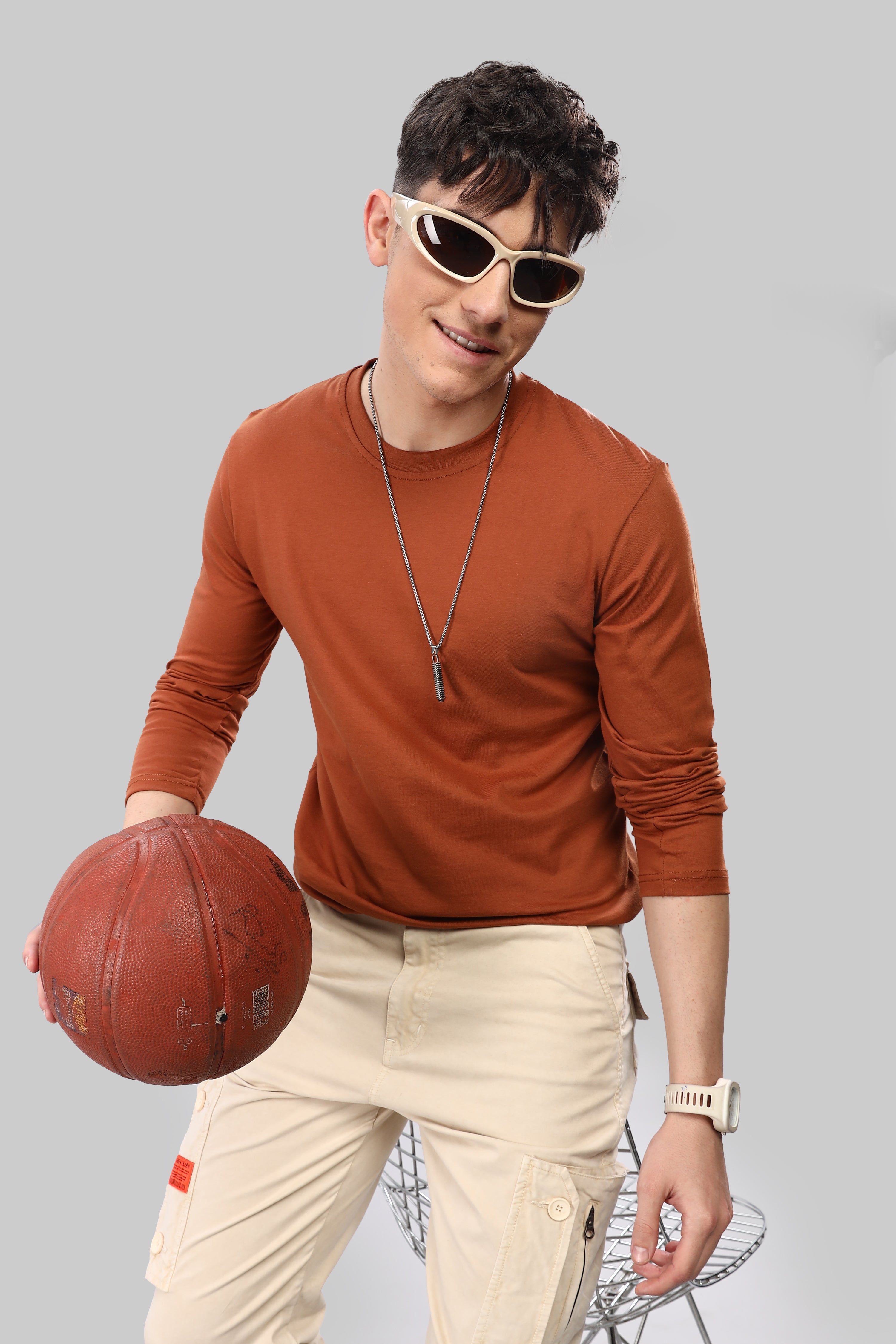 Mud Long Sleeve Crew Neck T-Shirt