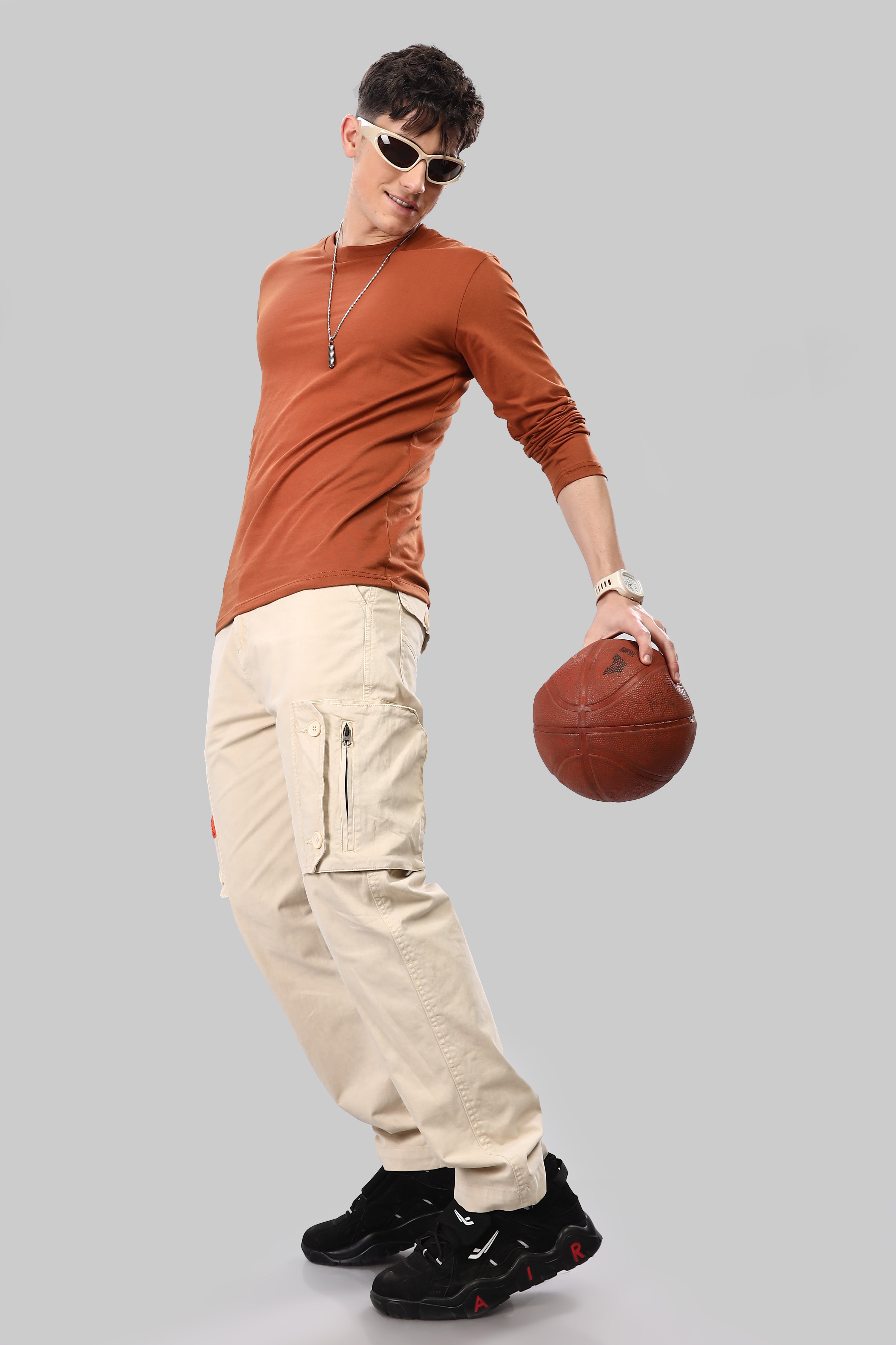 Mud Long Sleeve Crew Neck T-Shirt