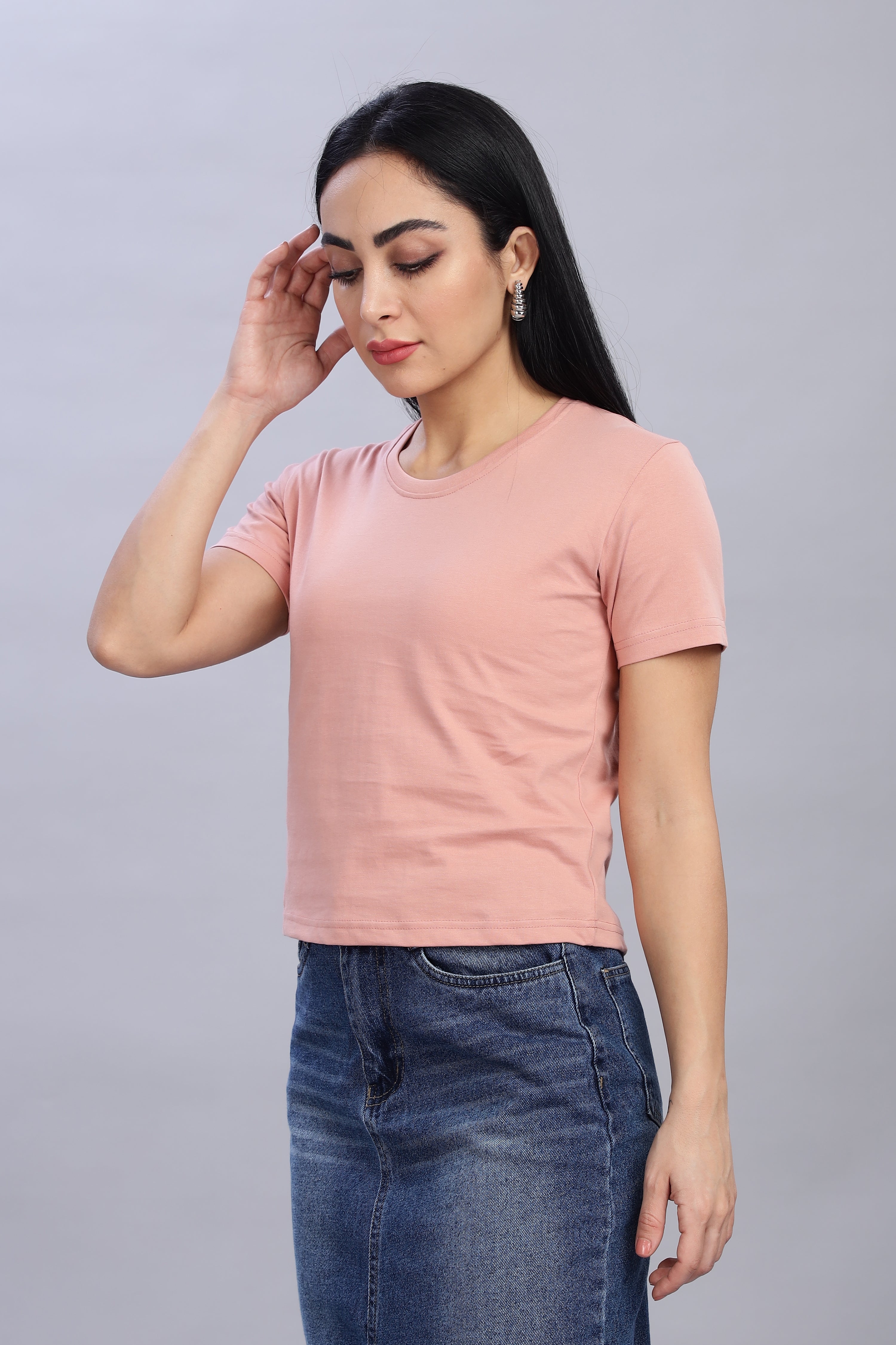 Peach Crop Top
