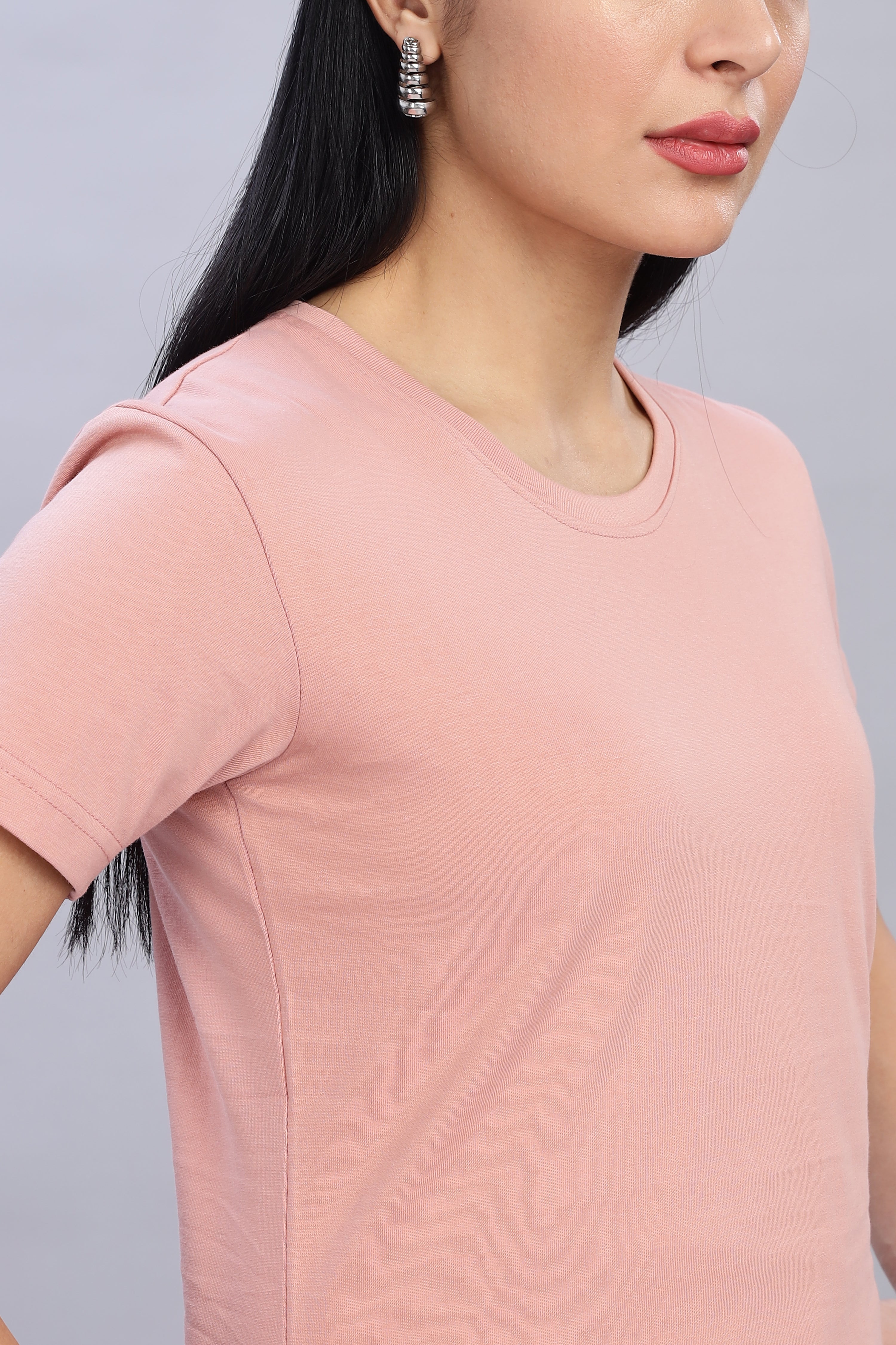 Peach Crop Top