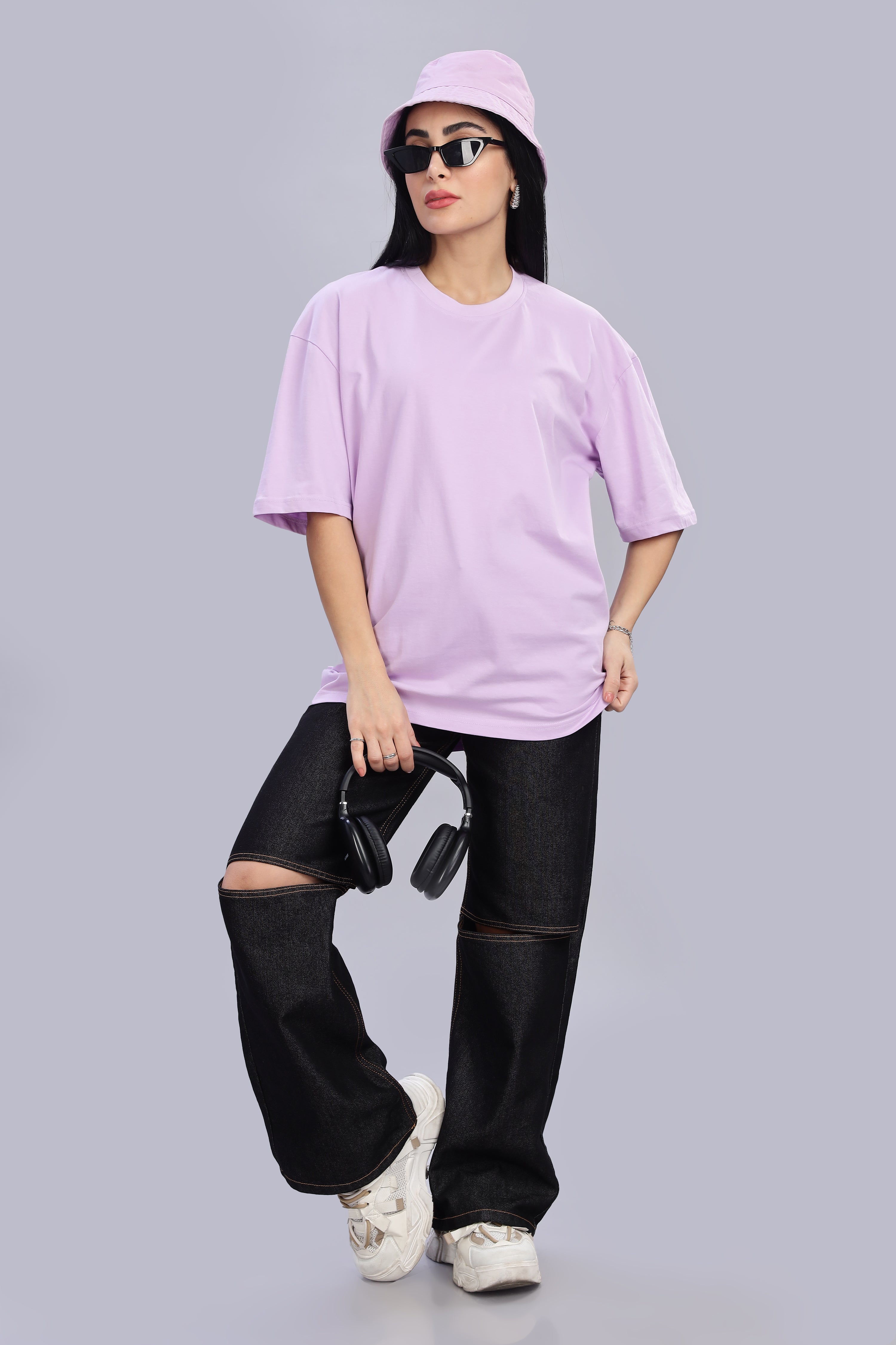 Thistle Purple Oversized T-Shirt