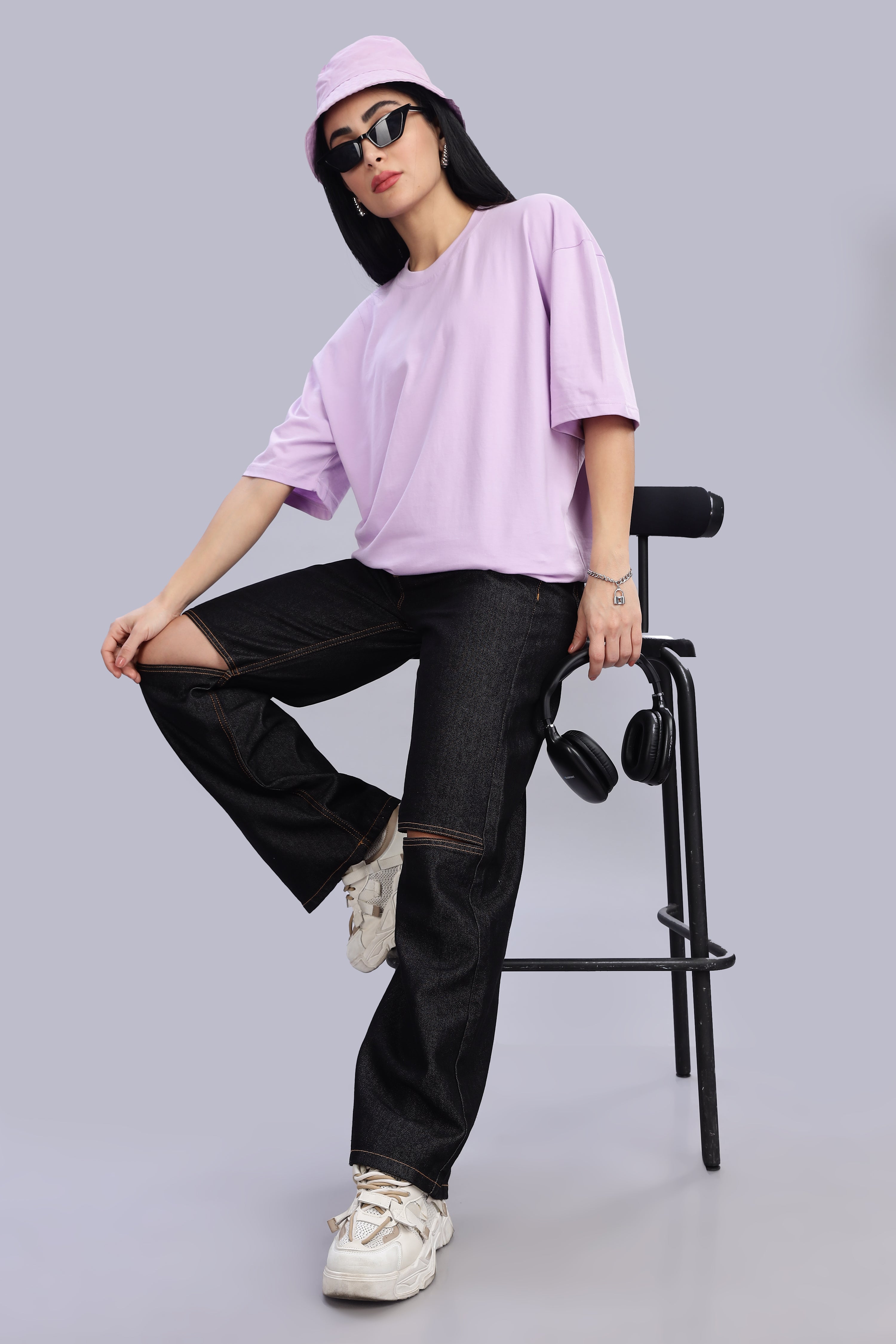 Thistle Purple Oversized T-Shirt