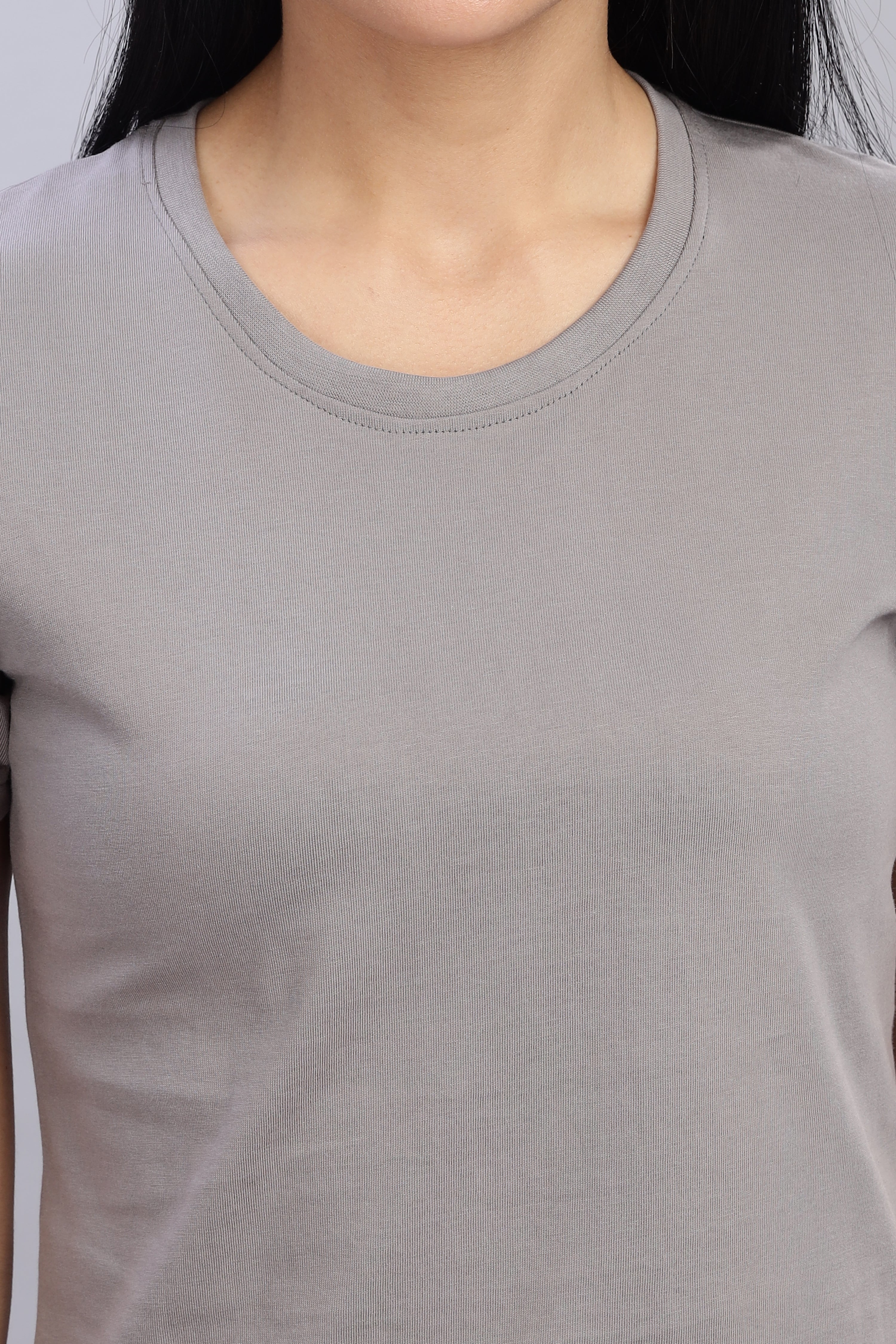 Ash Grey Crop Top