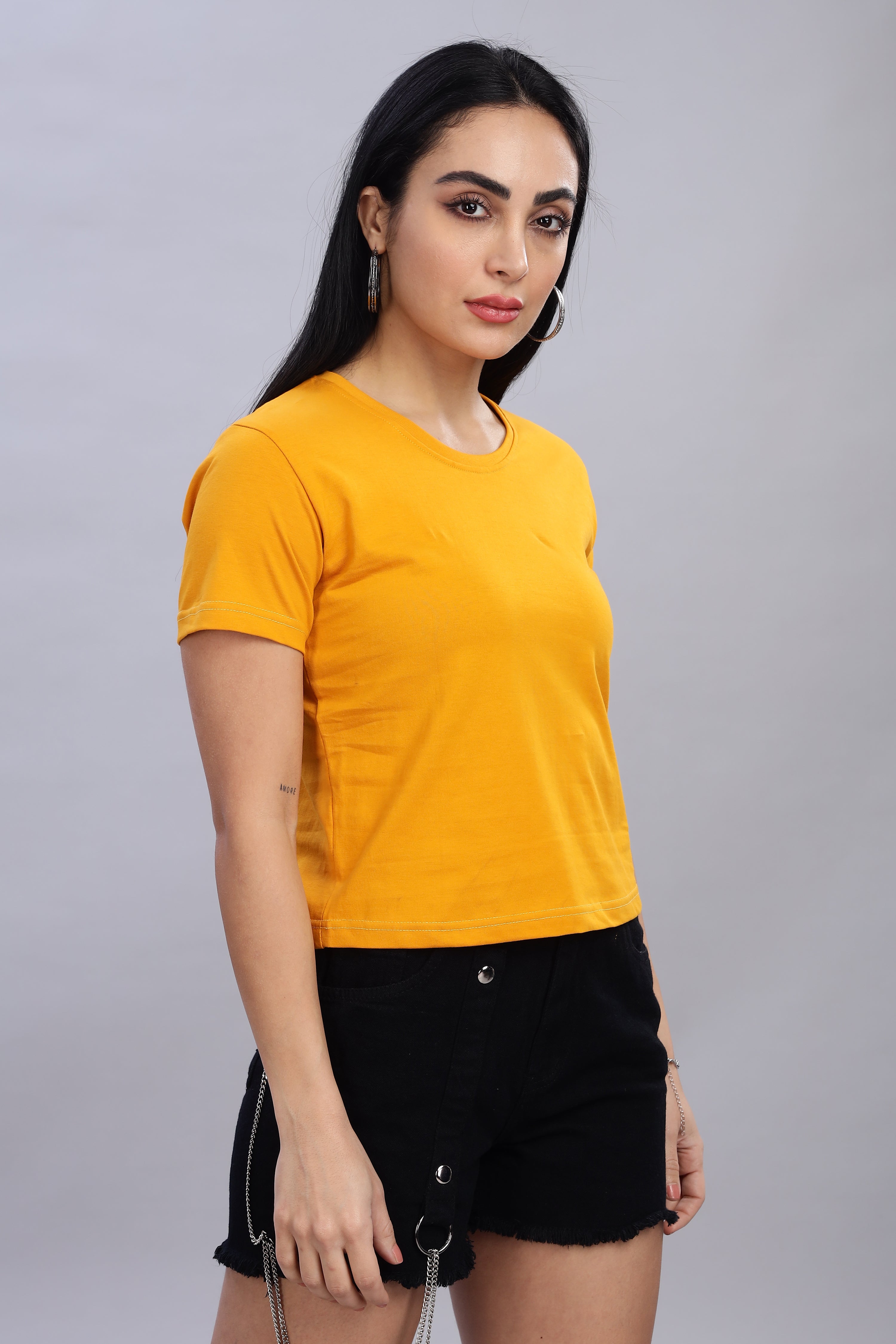Yellow Crop Top