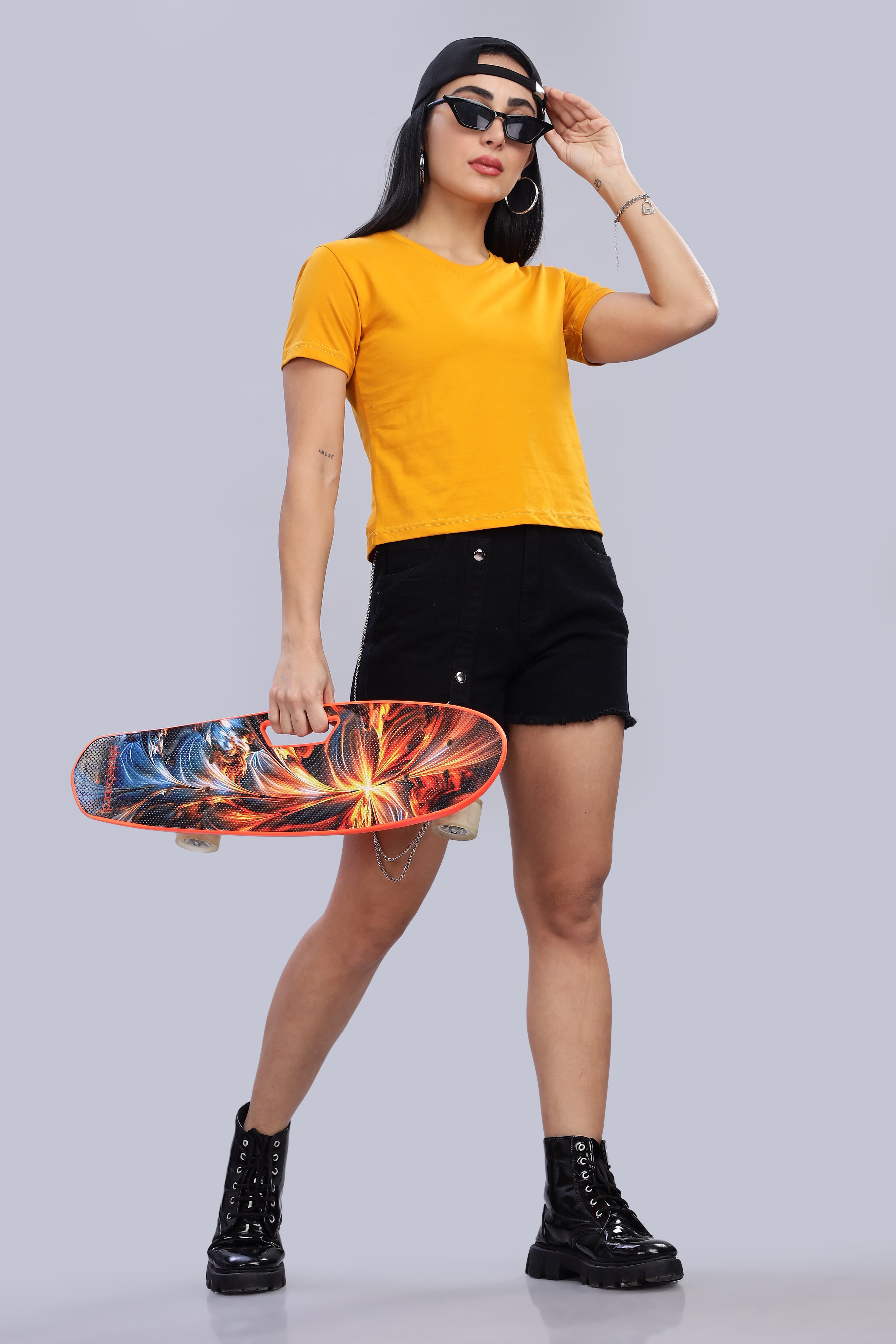 Yellow Crop Top