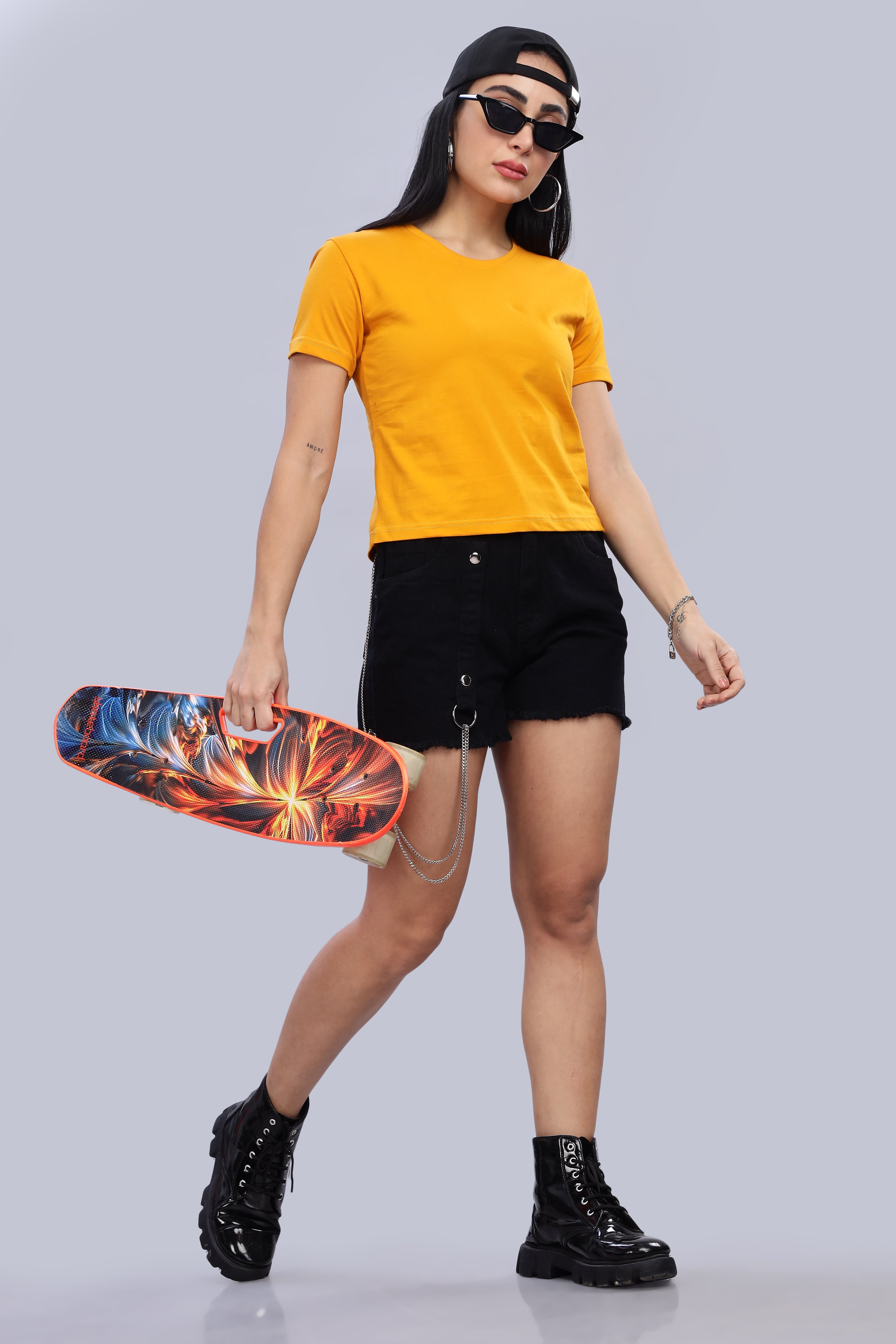 Yellow Crop Top