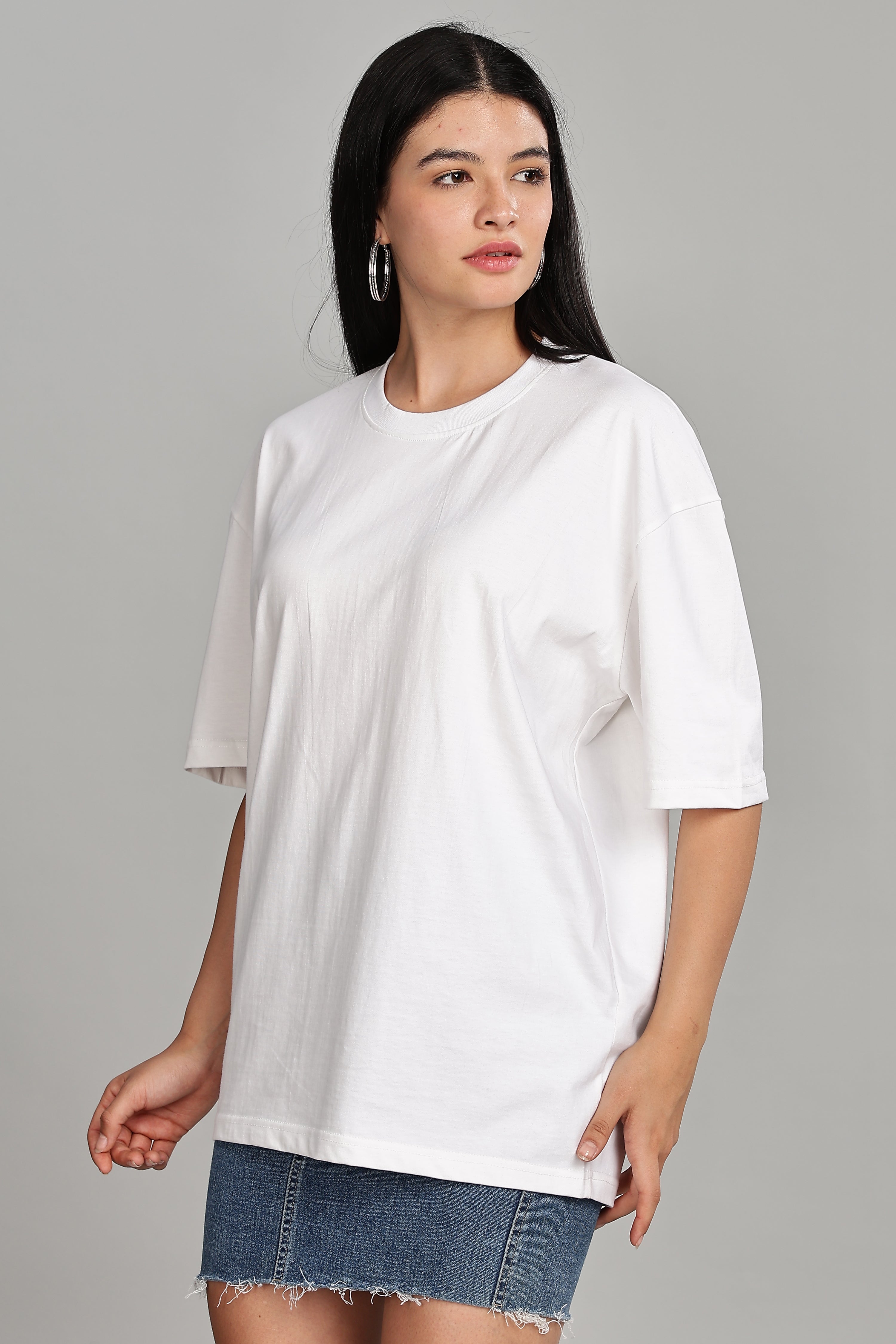 Milky White Oversized T-Shirt