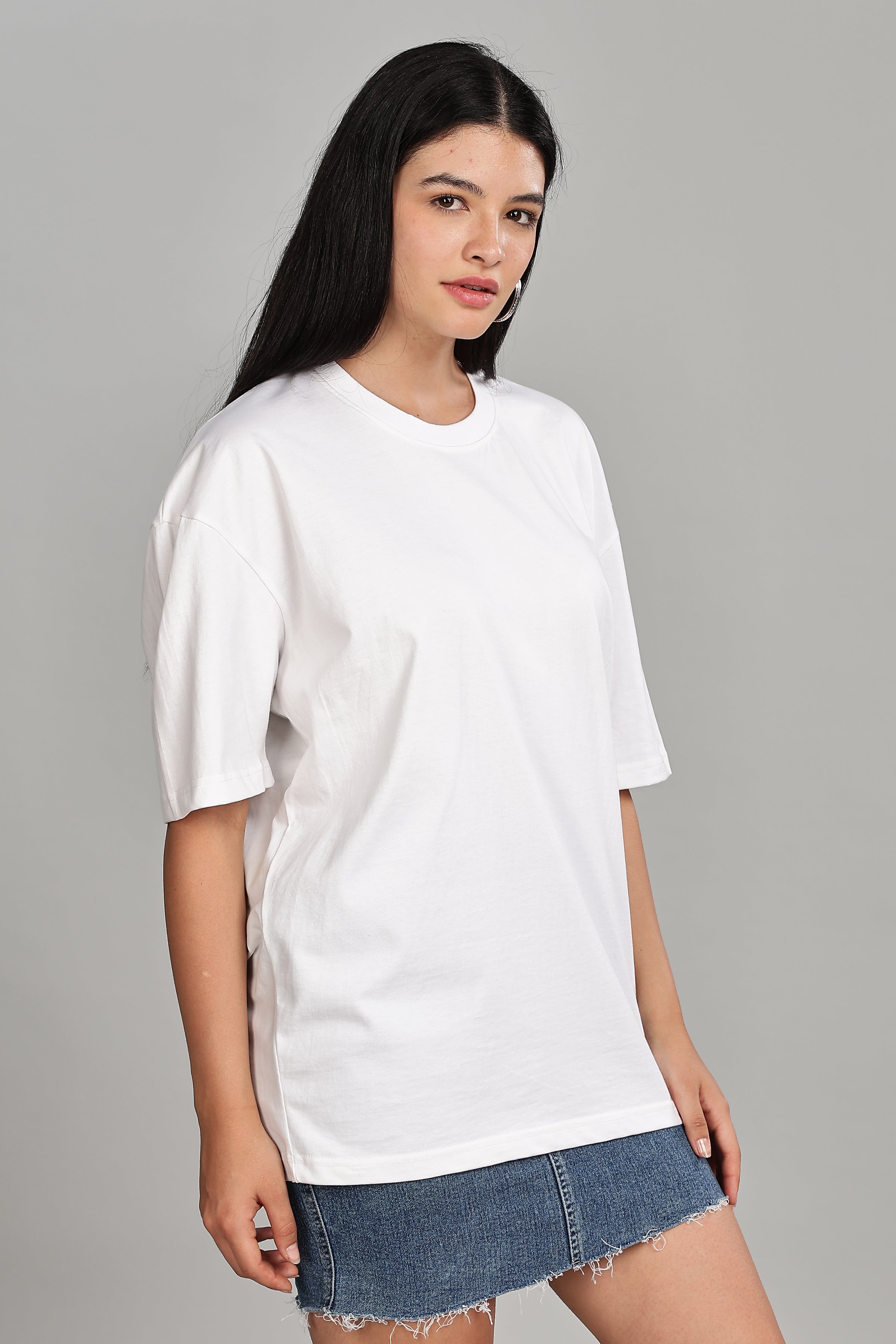 Milky White Oversized T-Shirt