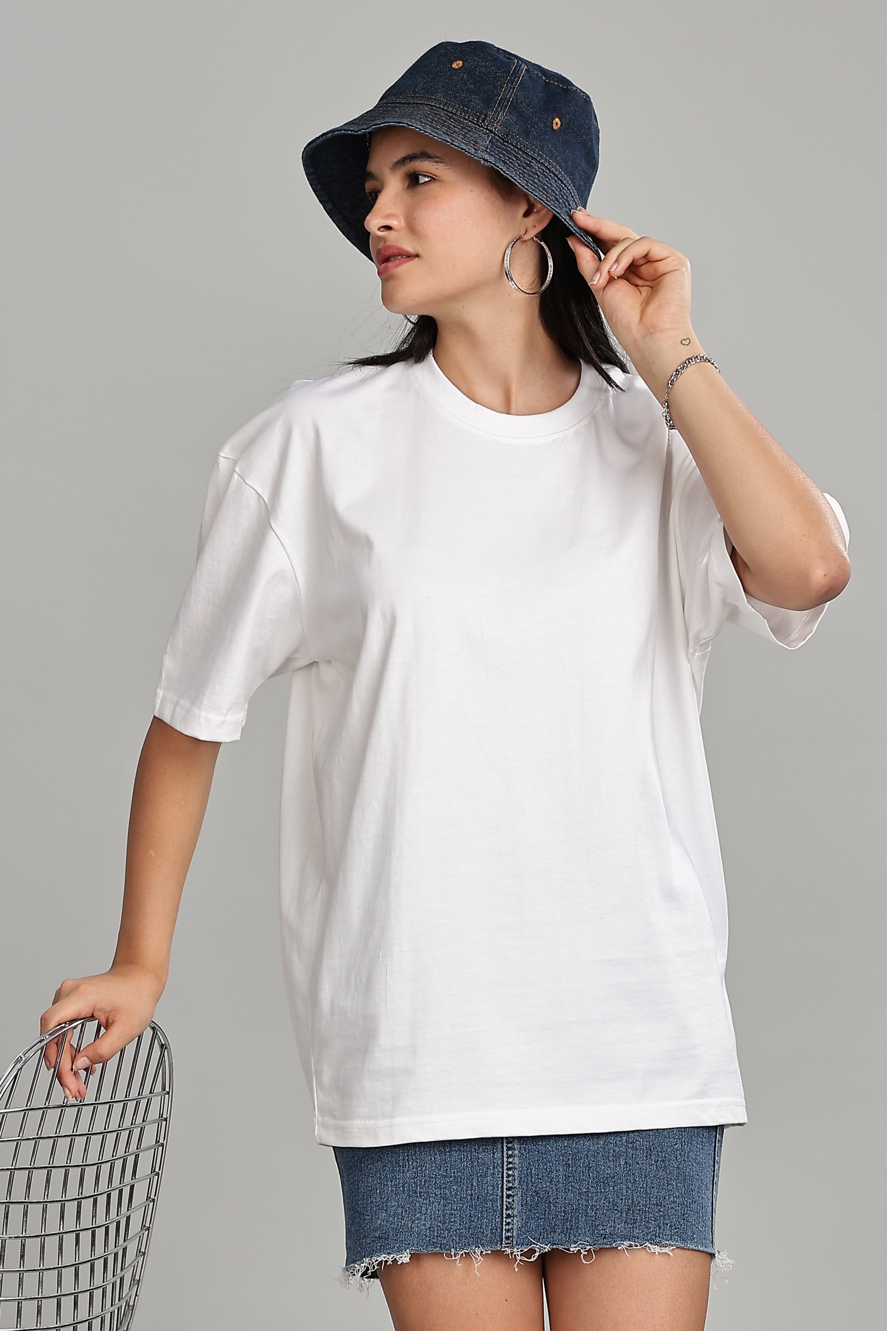 Milky White Oversized T-Shirt