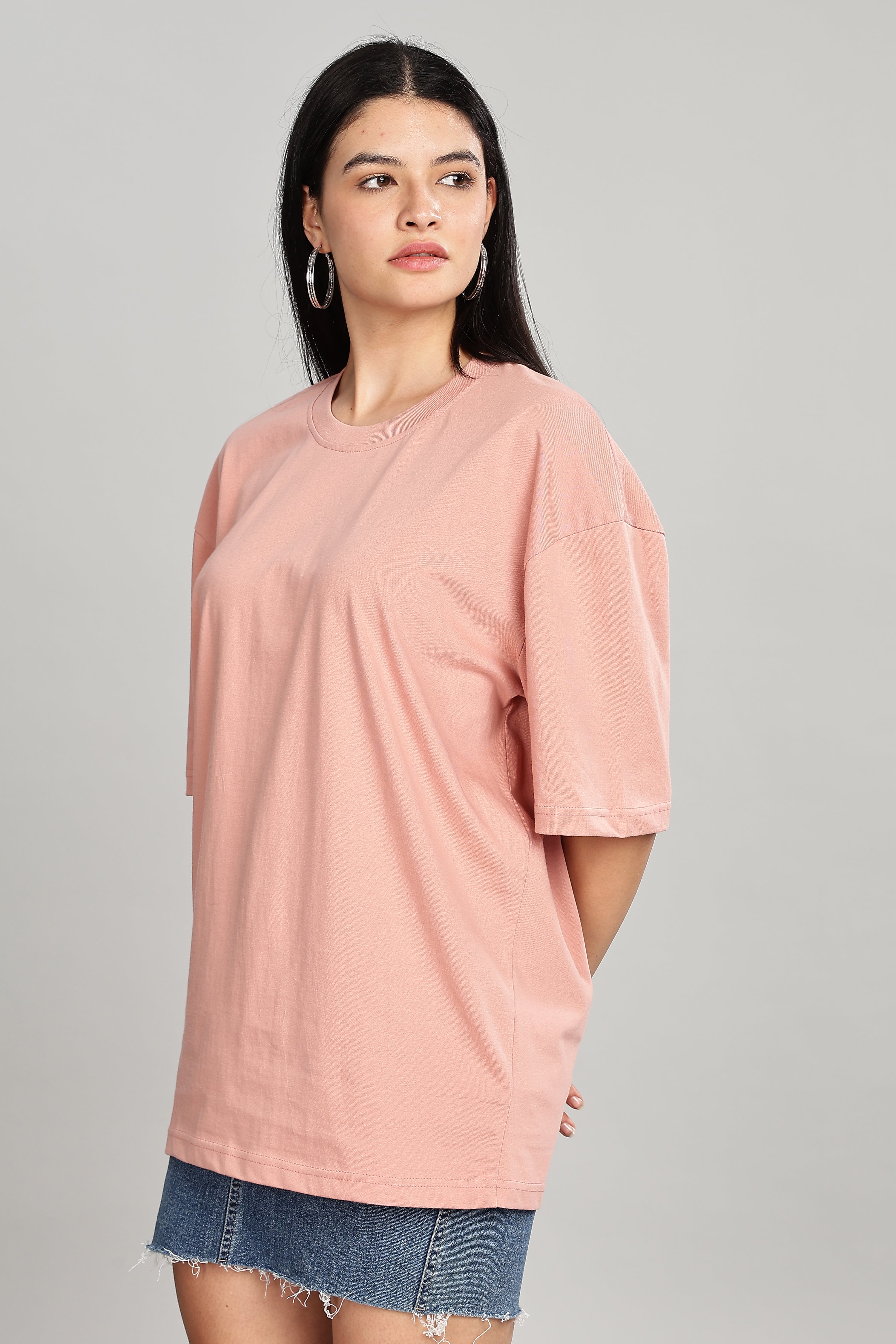 Peach Oversized T-Shirt
