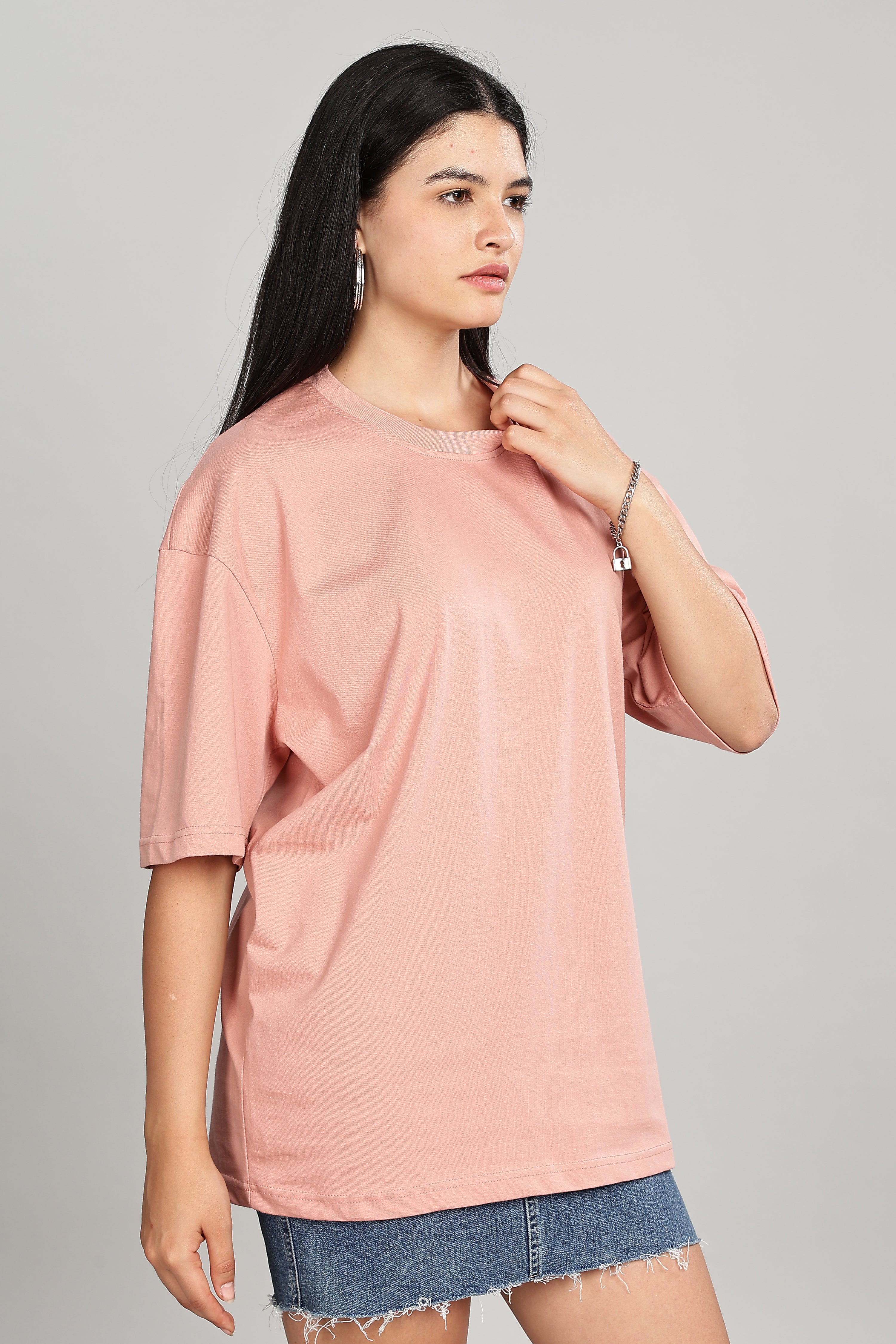 Peach Oversized T-Shirt