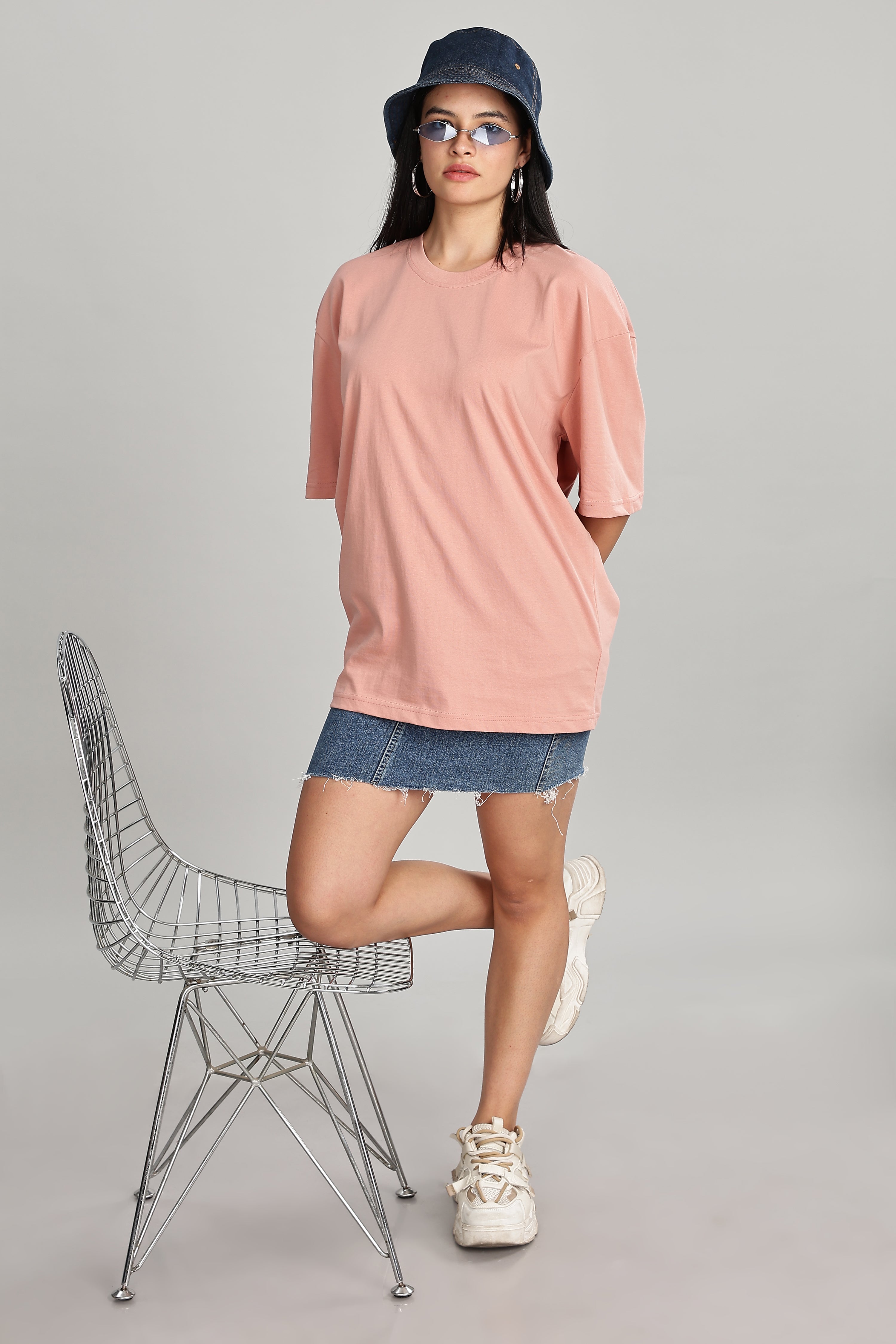 Peach Oversized T-Shirt