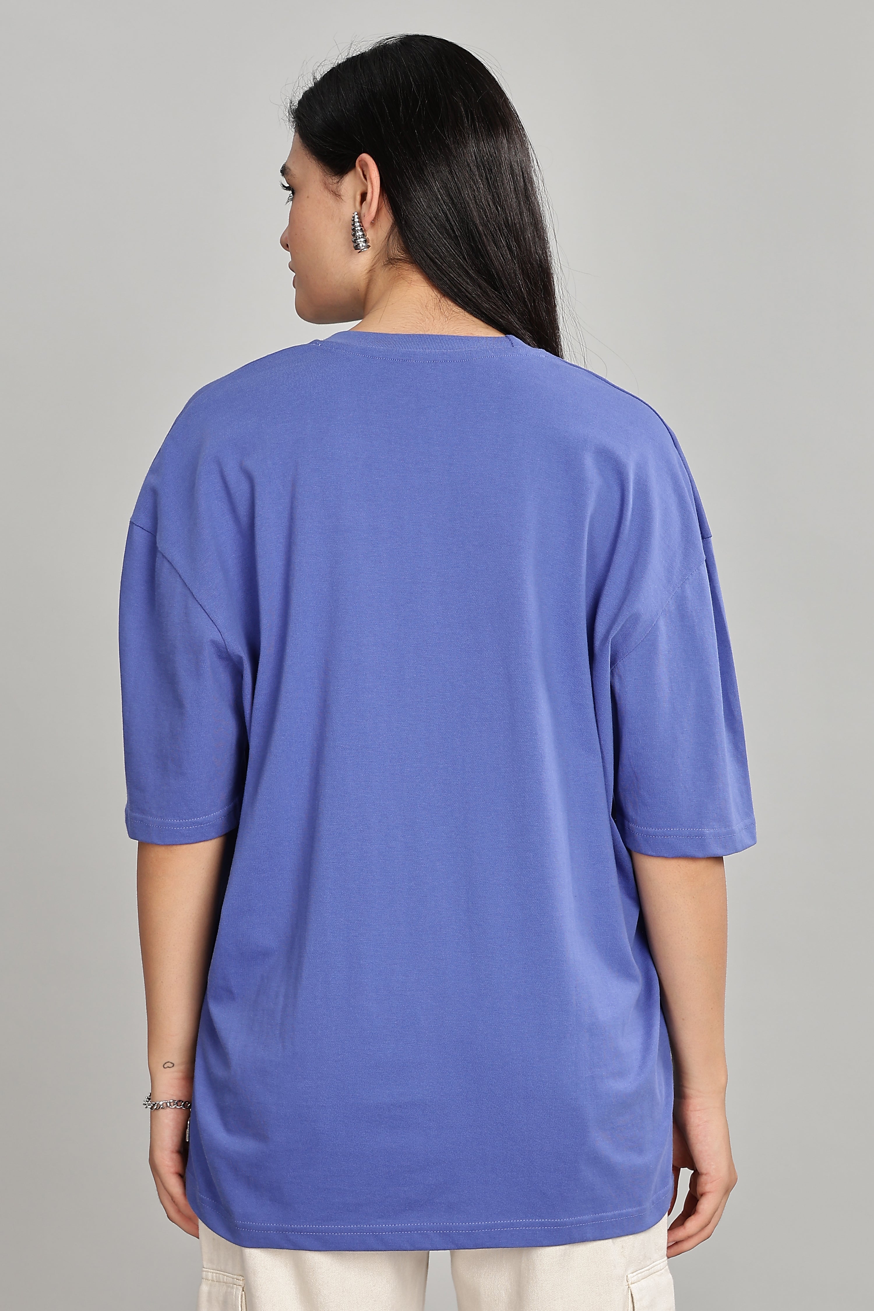 English Blue Oversized T-Shirt