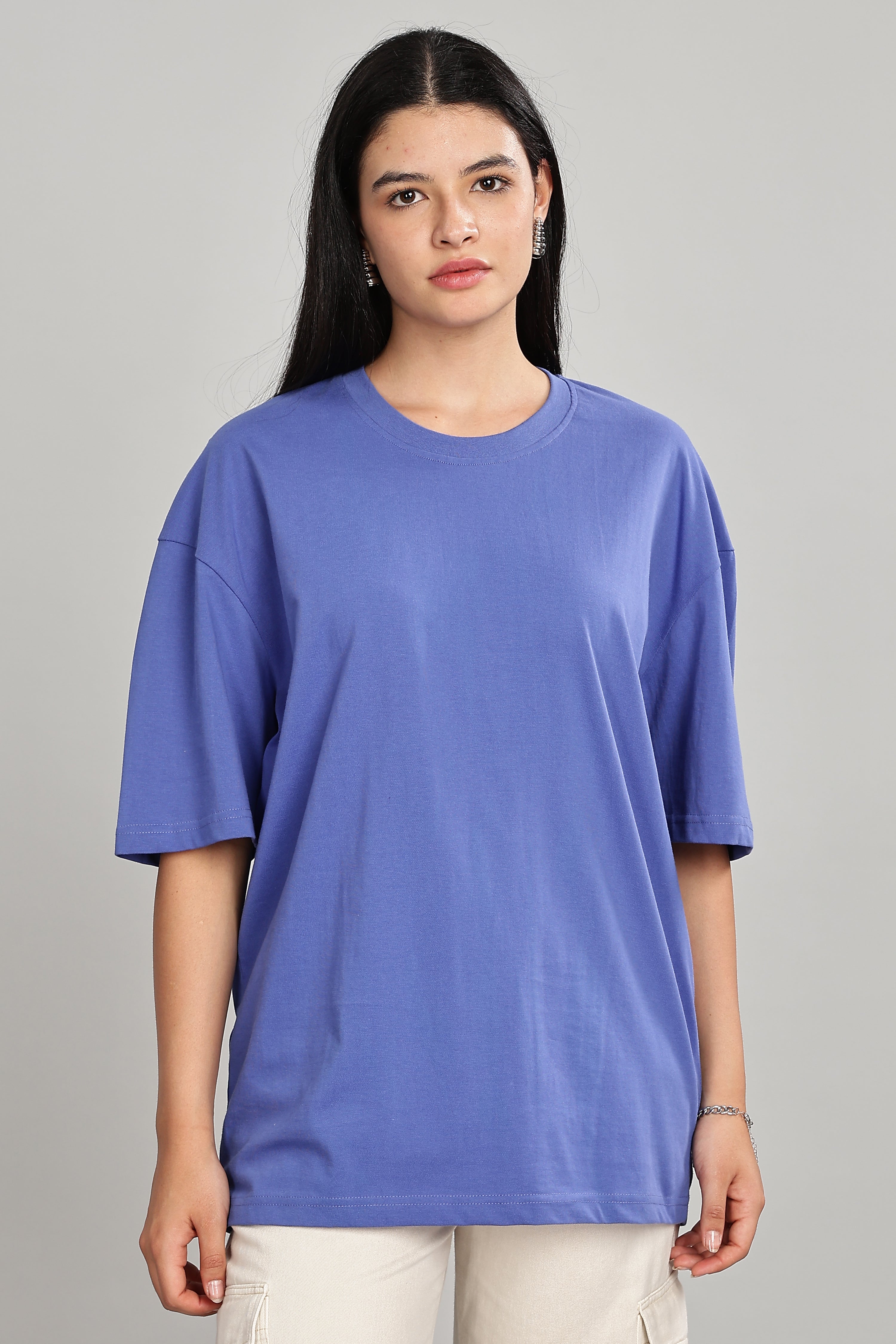 English Blue Oversized T-Shirt