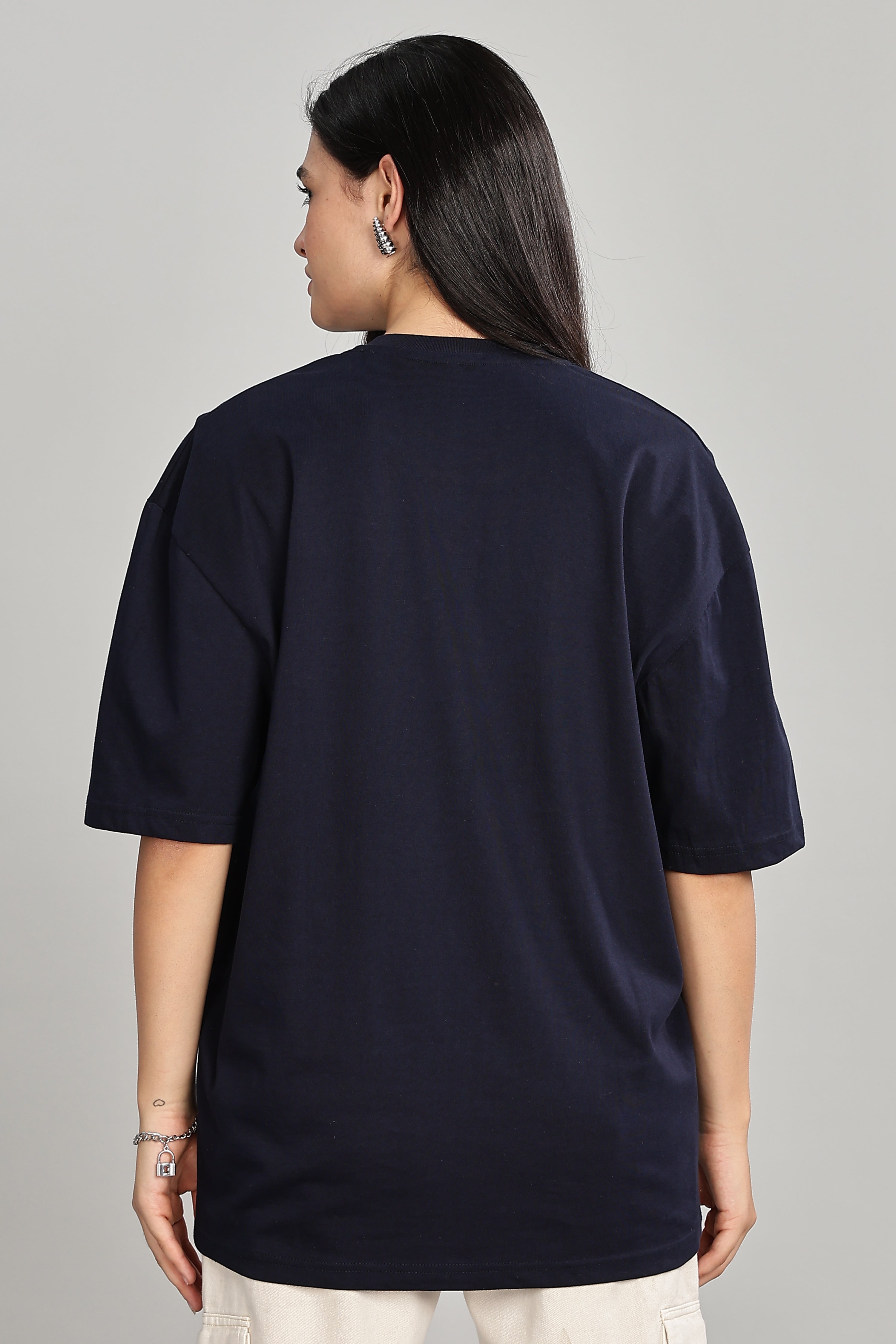 Navy Blue Oversized T-Shirt