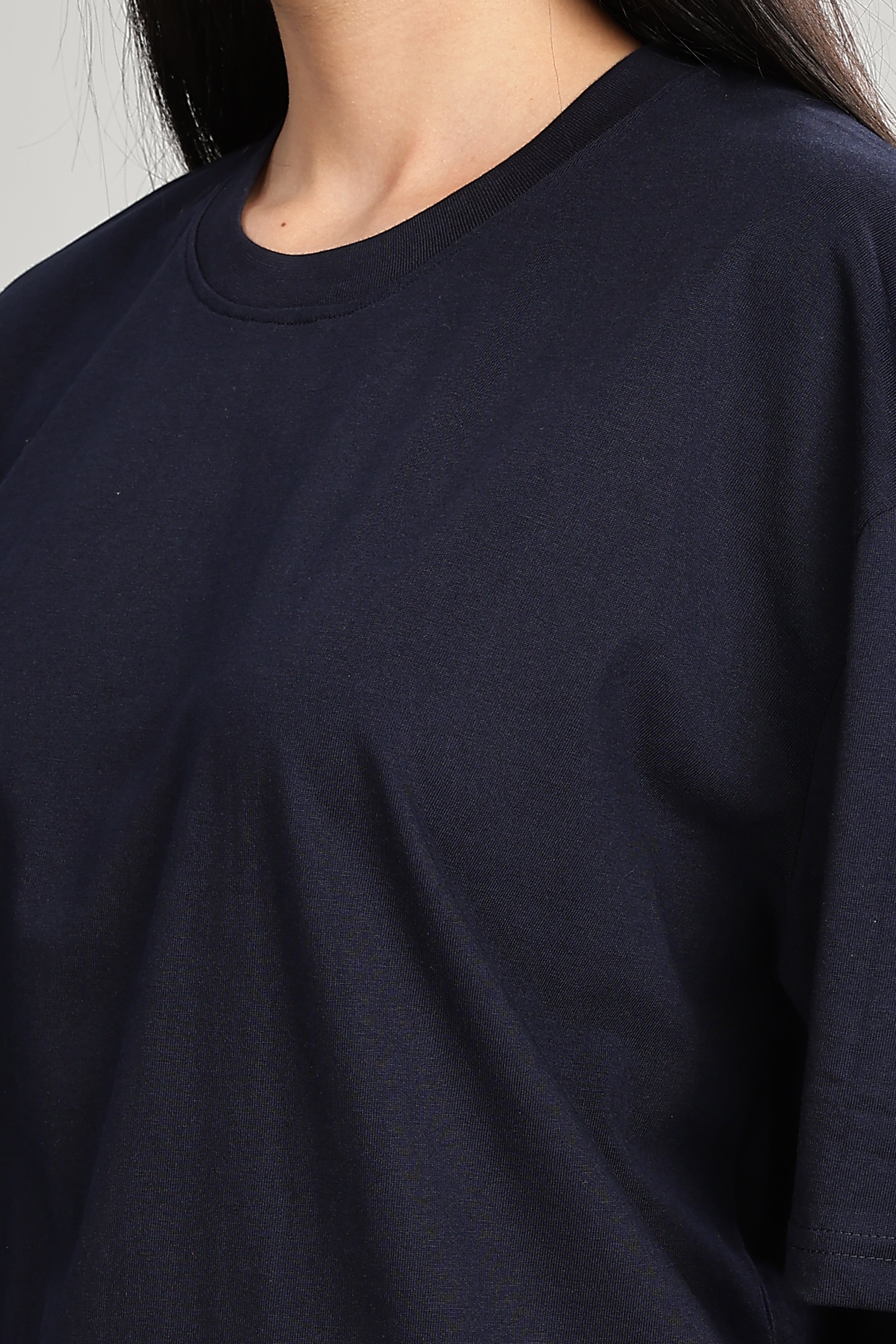Navy Blue Oversized T-Shirt