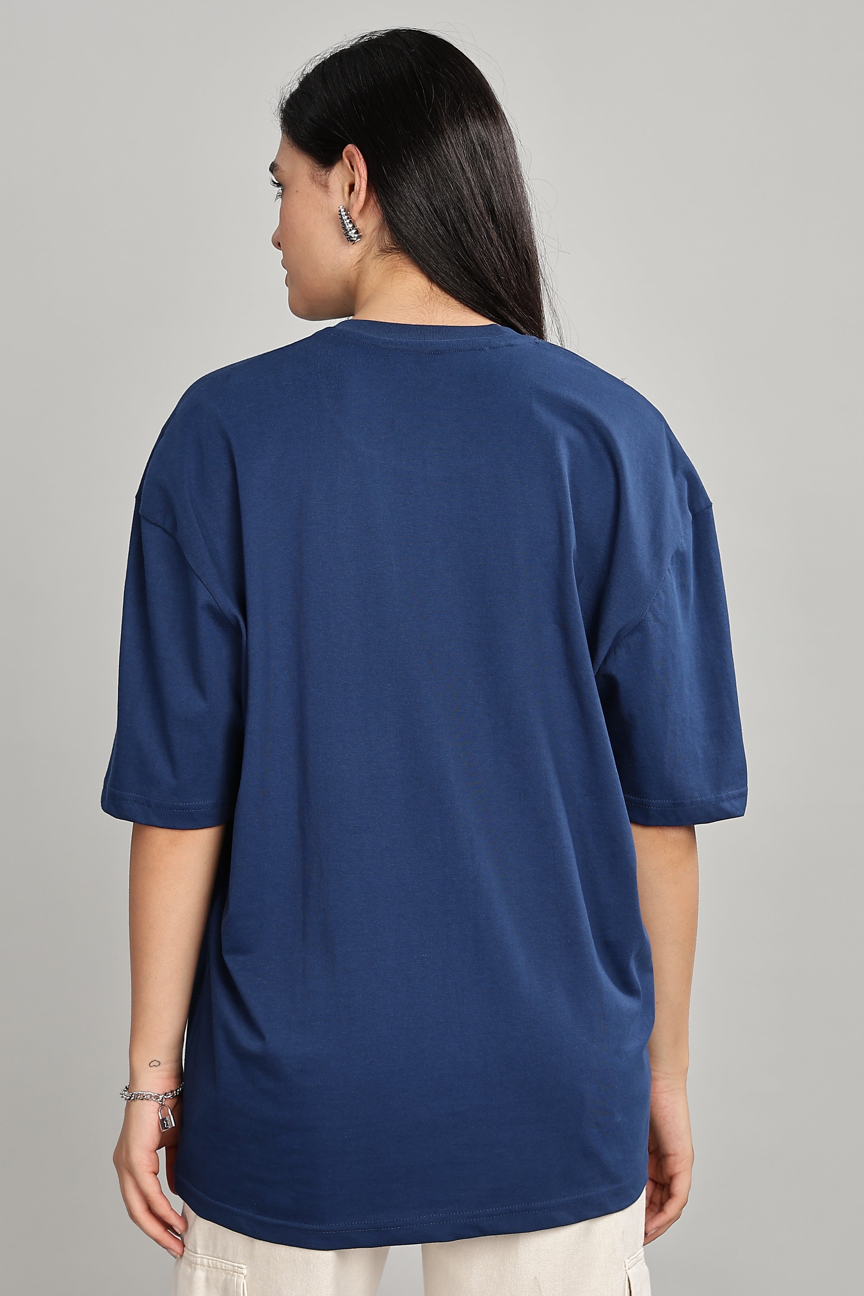 Teal Blue Oversized T-Shirt