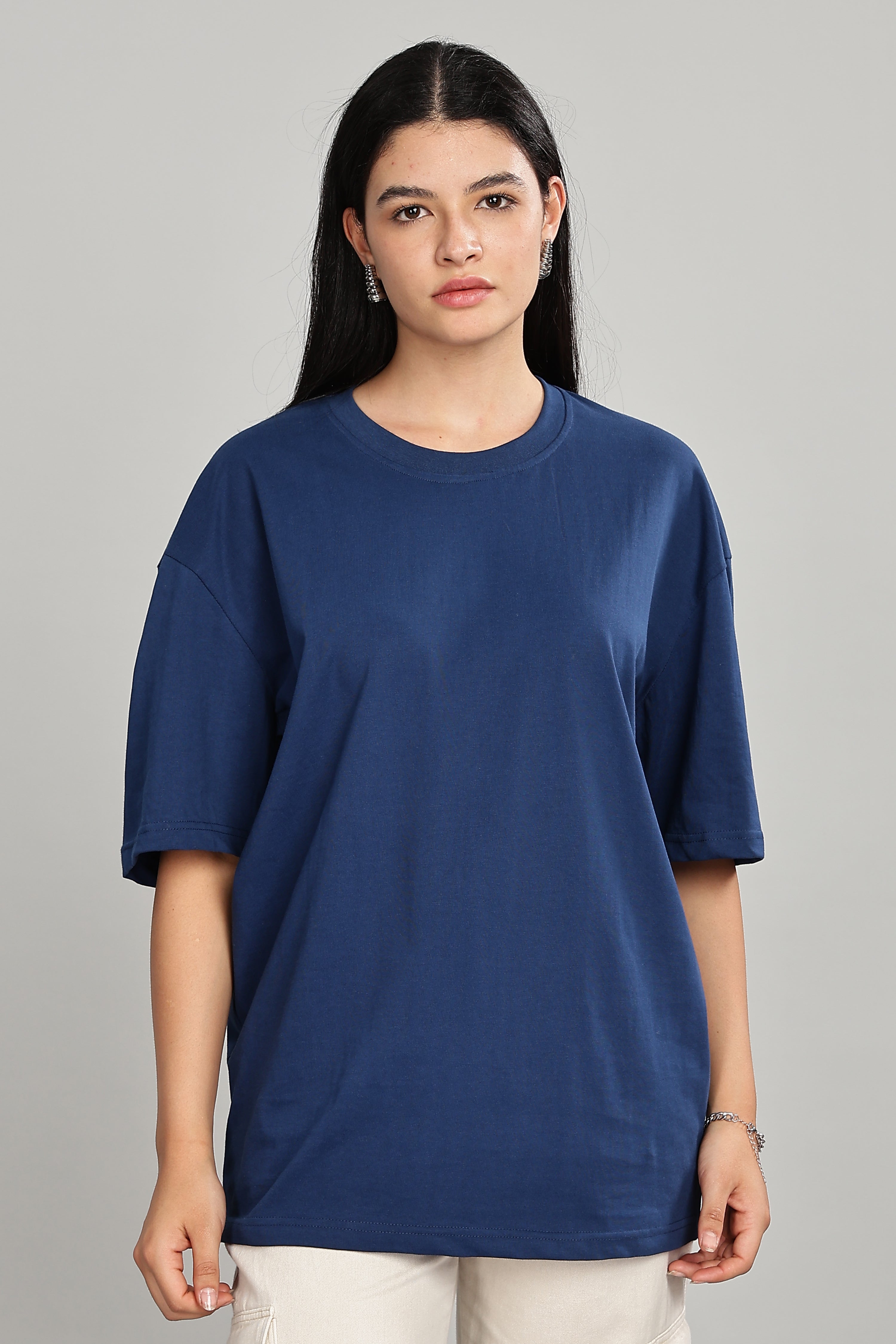 Teal Blue Oversized T-Shirt