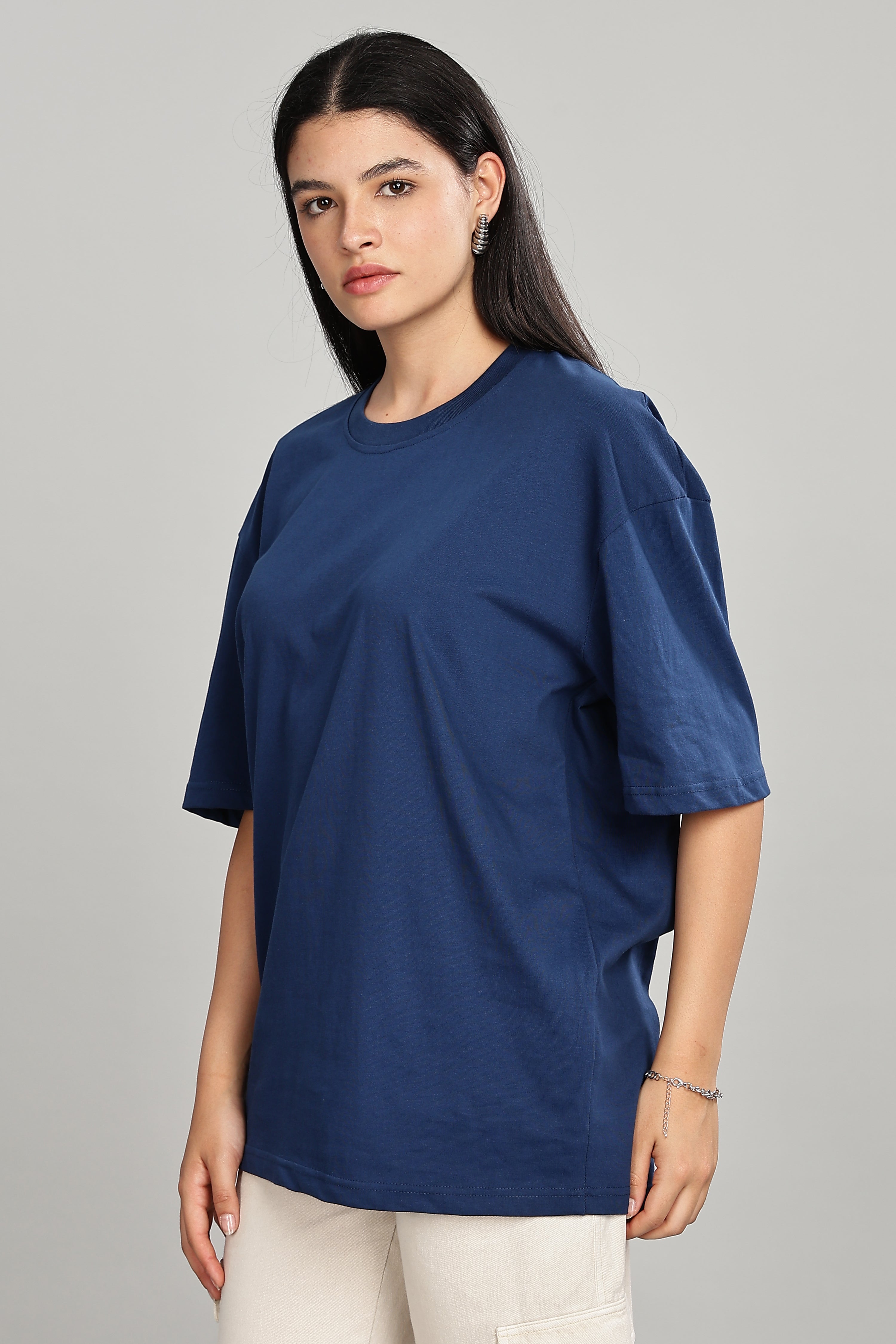 Teal Blue Oversized T-Shirt