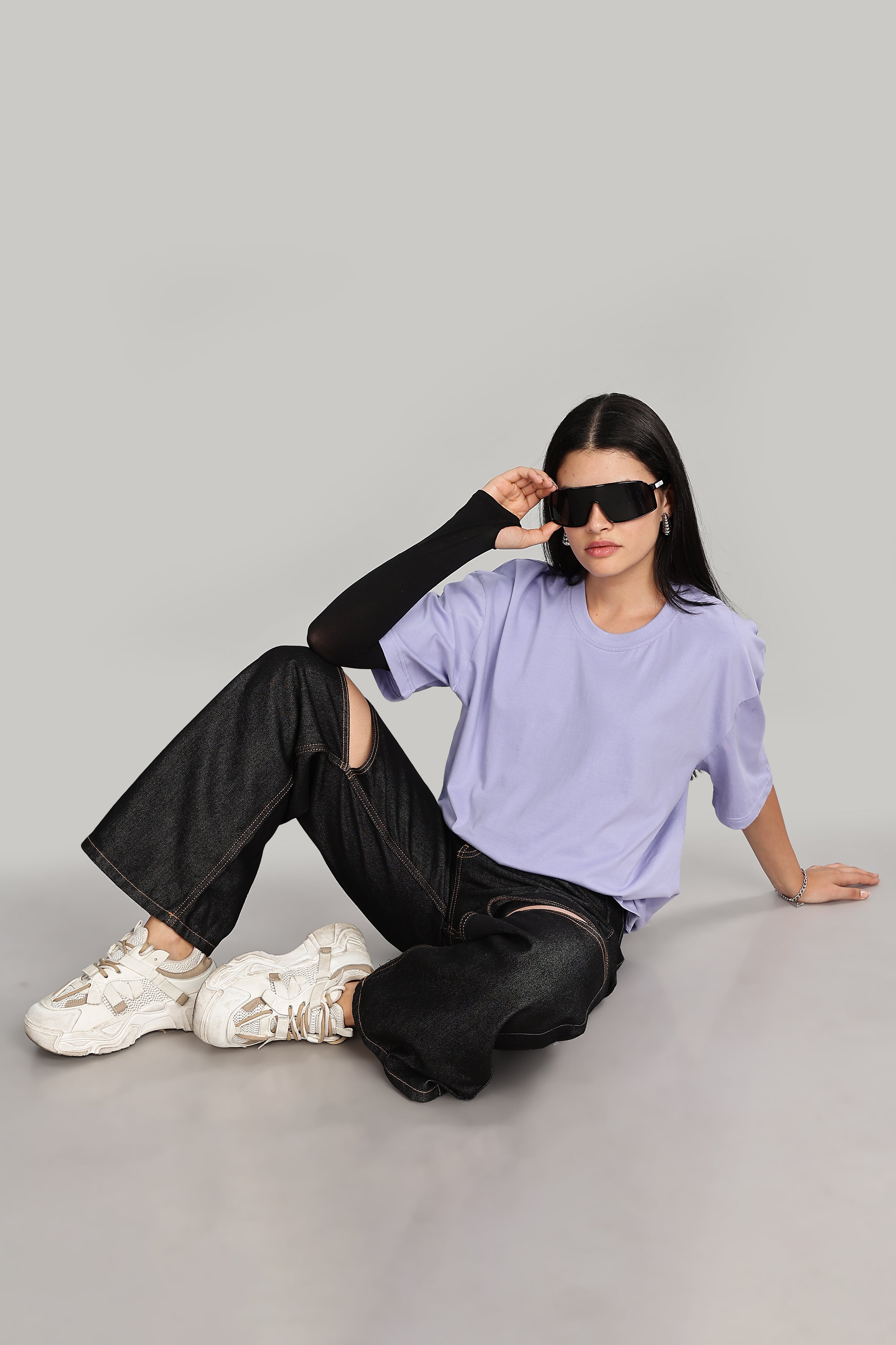 Sky Blue Oversized T-Shirt