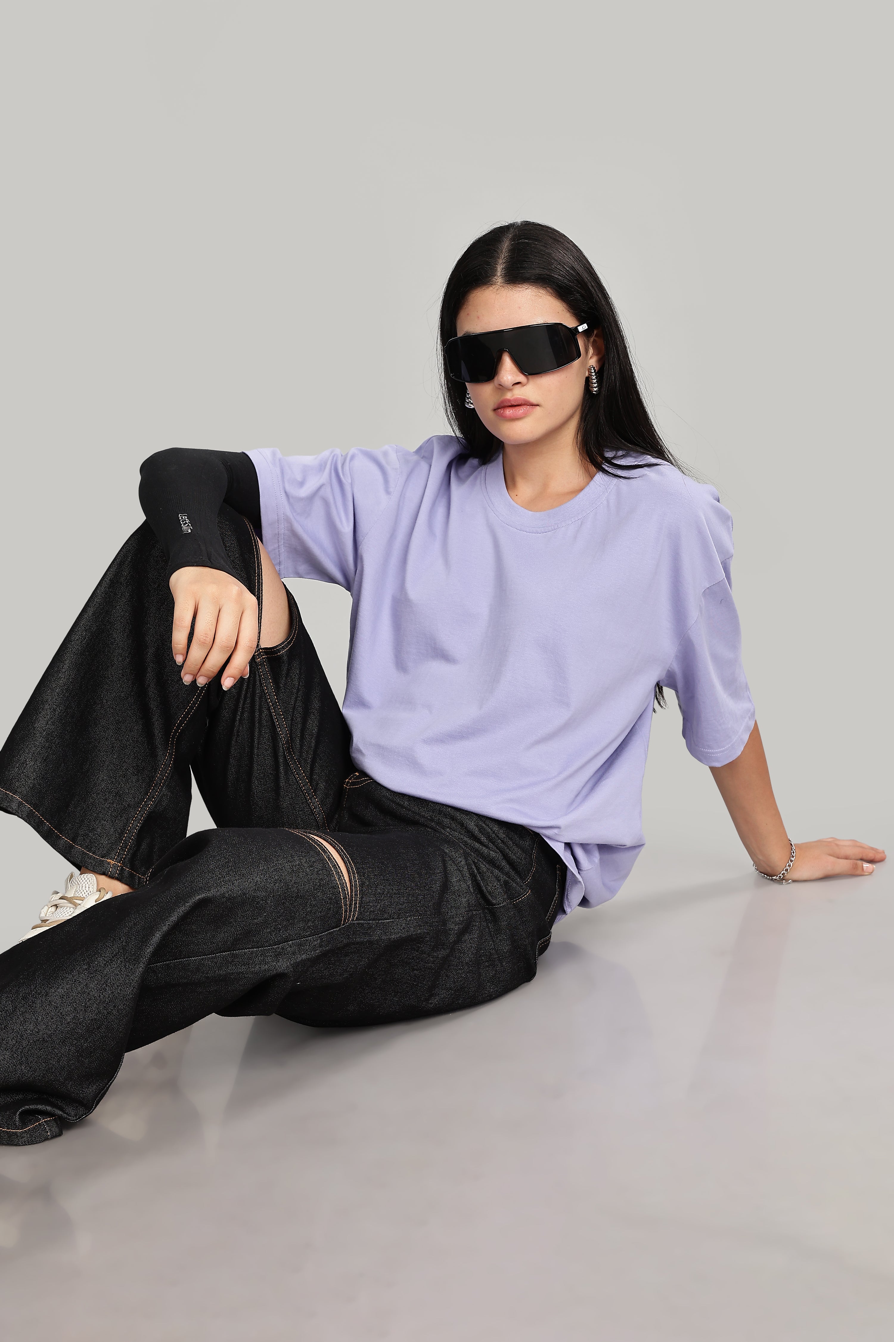 Sky Blue Oversized T-Shirt