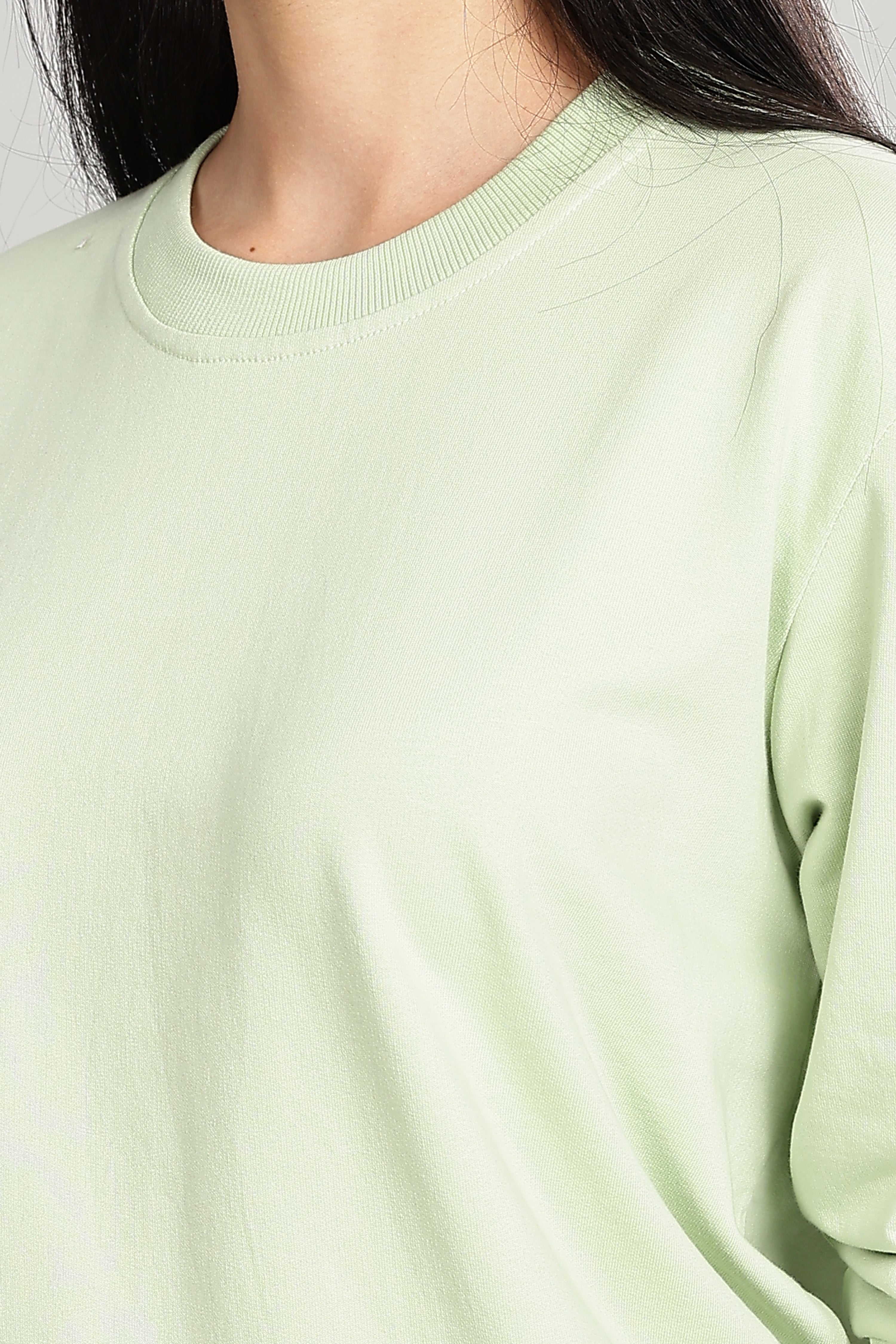 Seaform Green Cotton Women’s Sweatshirt