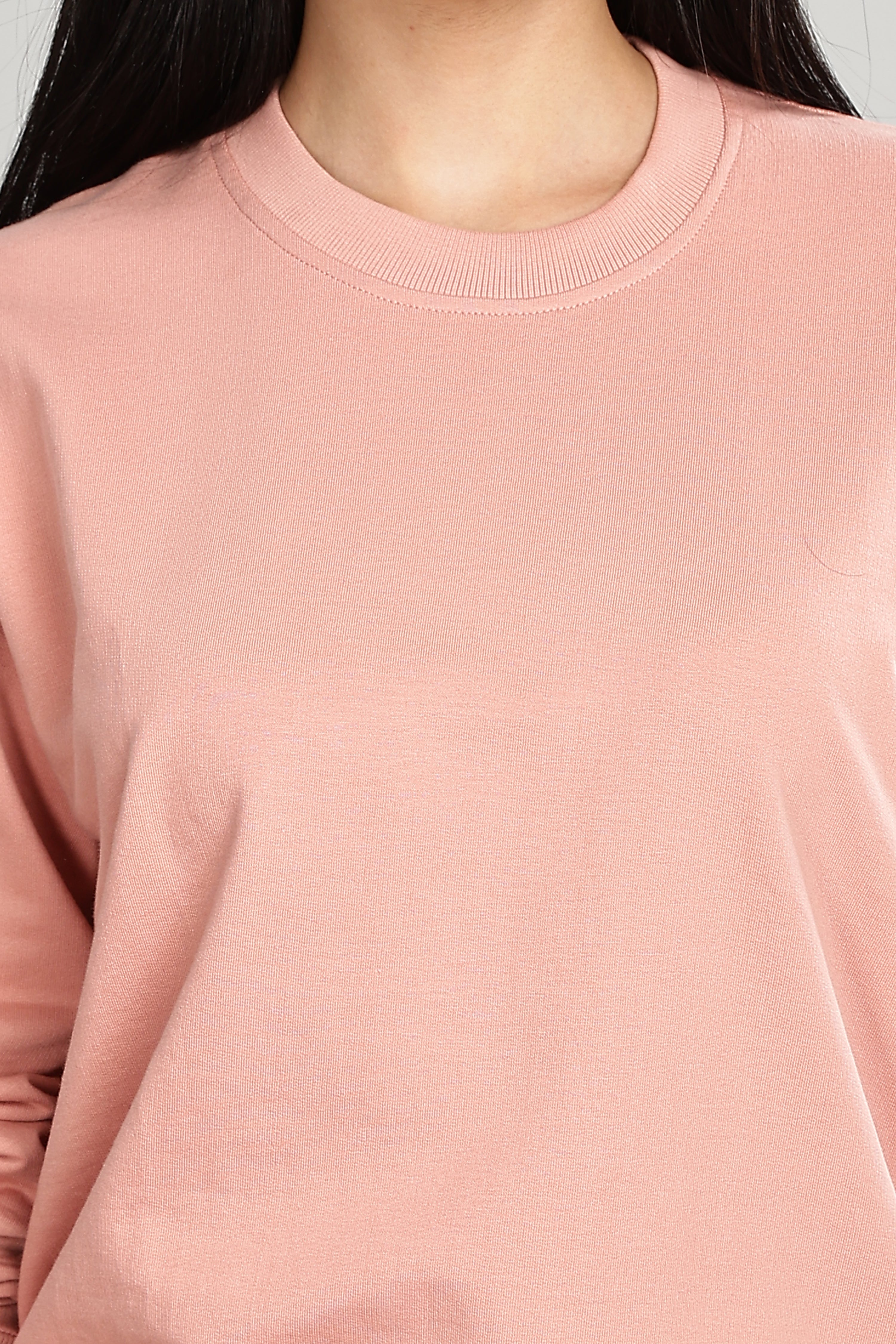 Peach Pure Cotton Women’s Sweatshirt