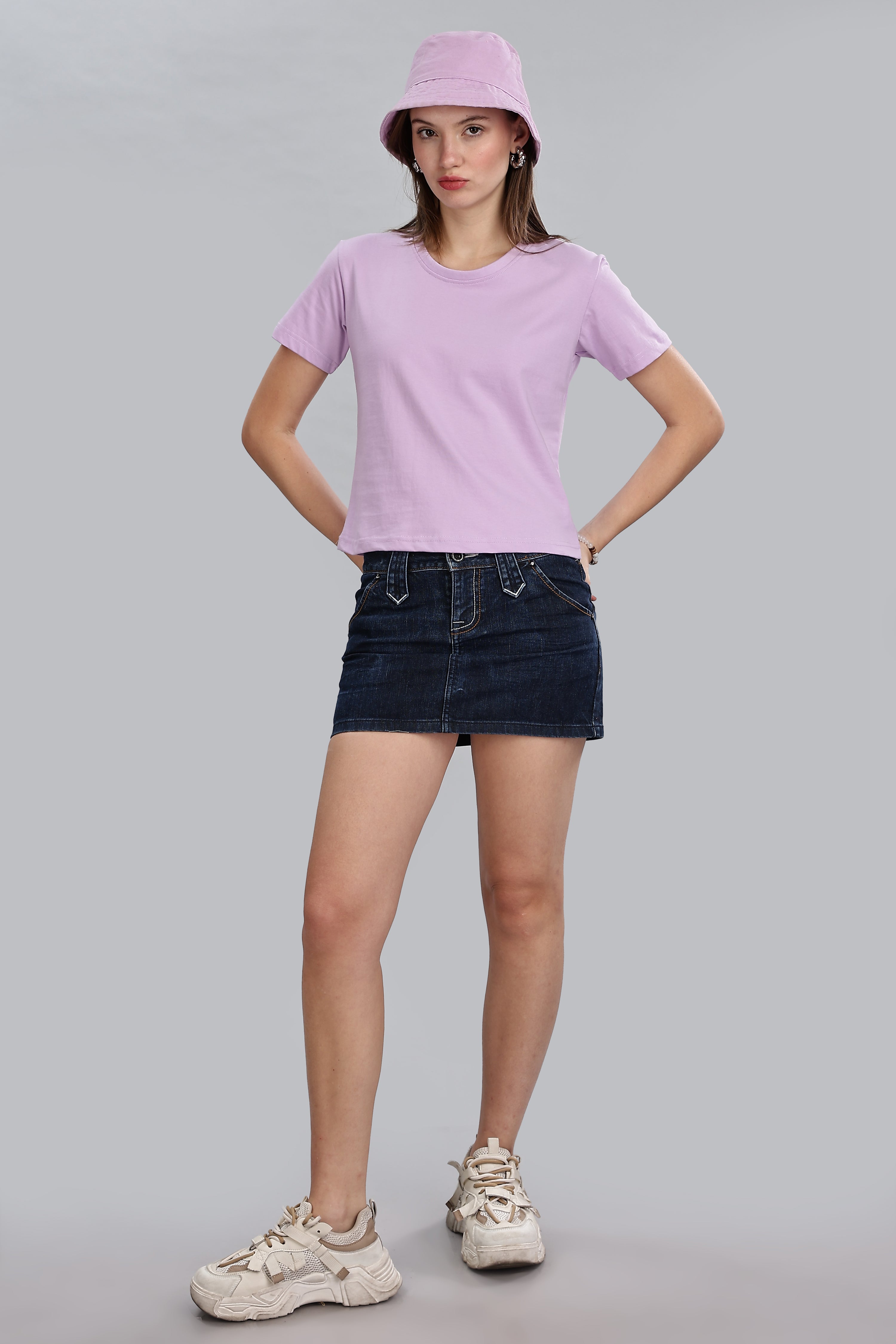 Thistle Purple Crop Top