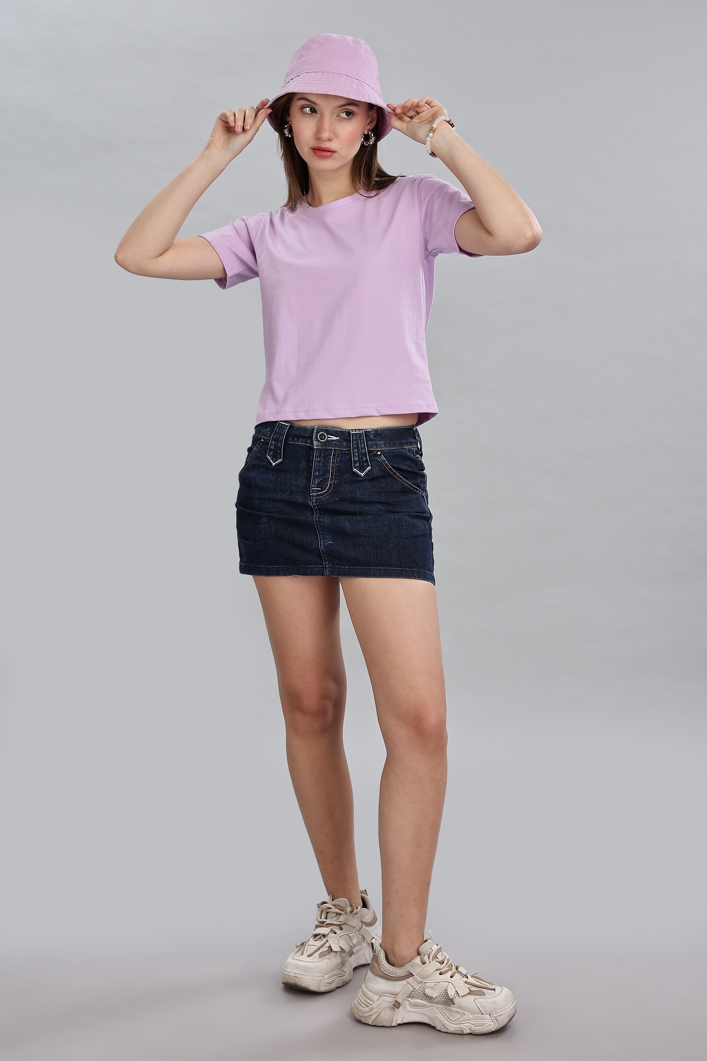 Thistle Purple Crop Top