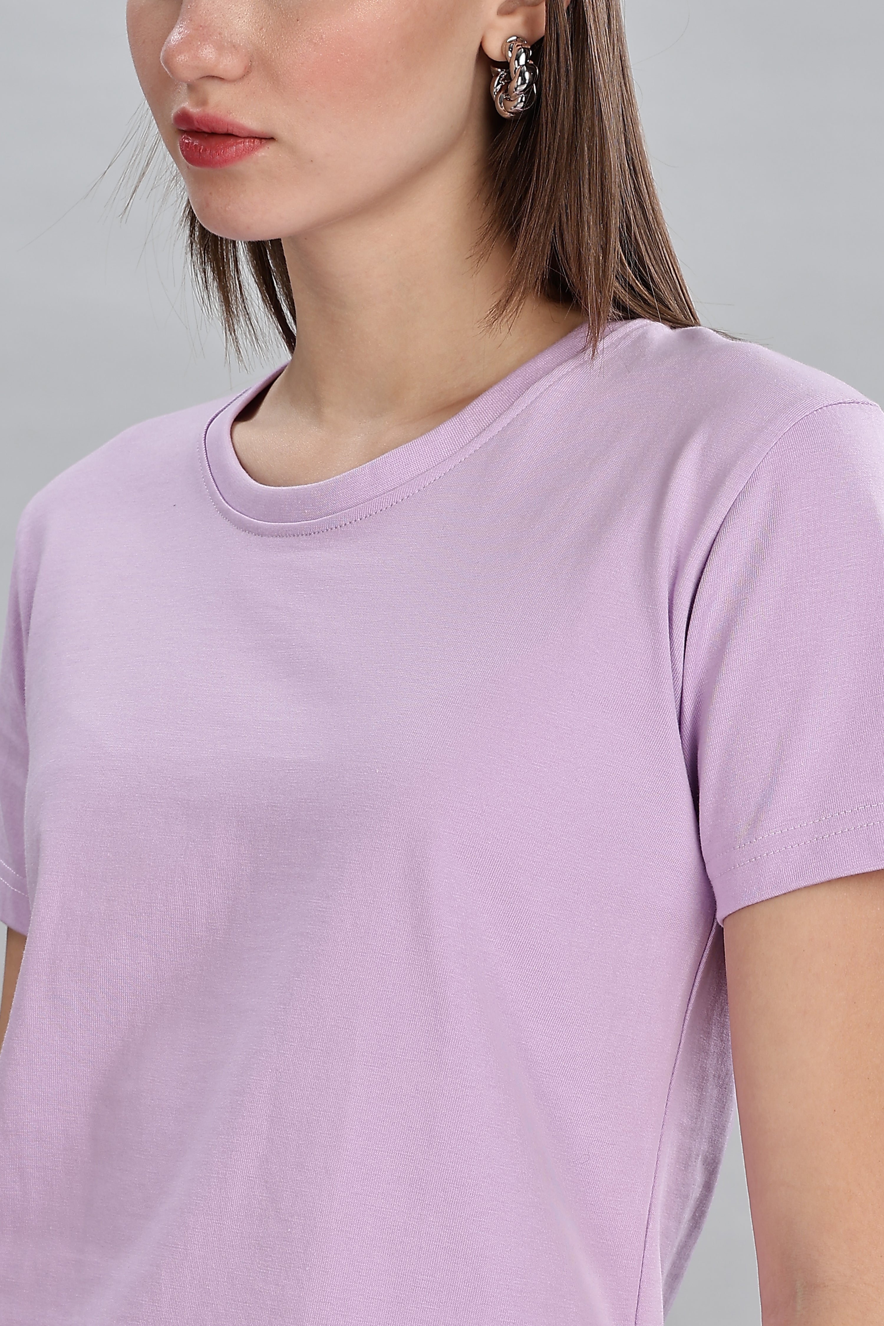 Thistle Purple Crop Top