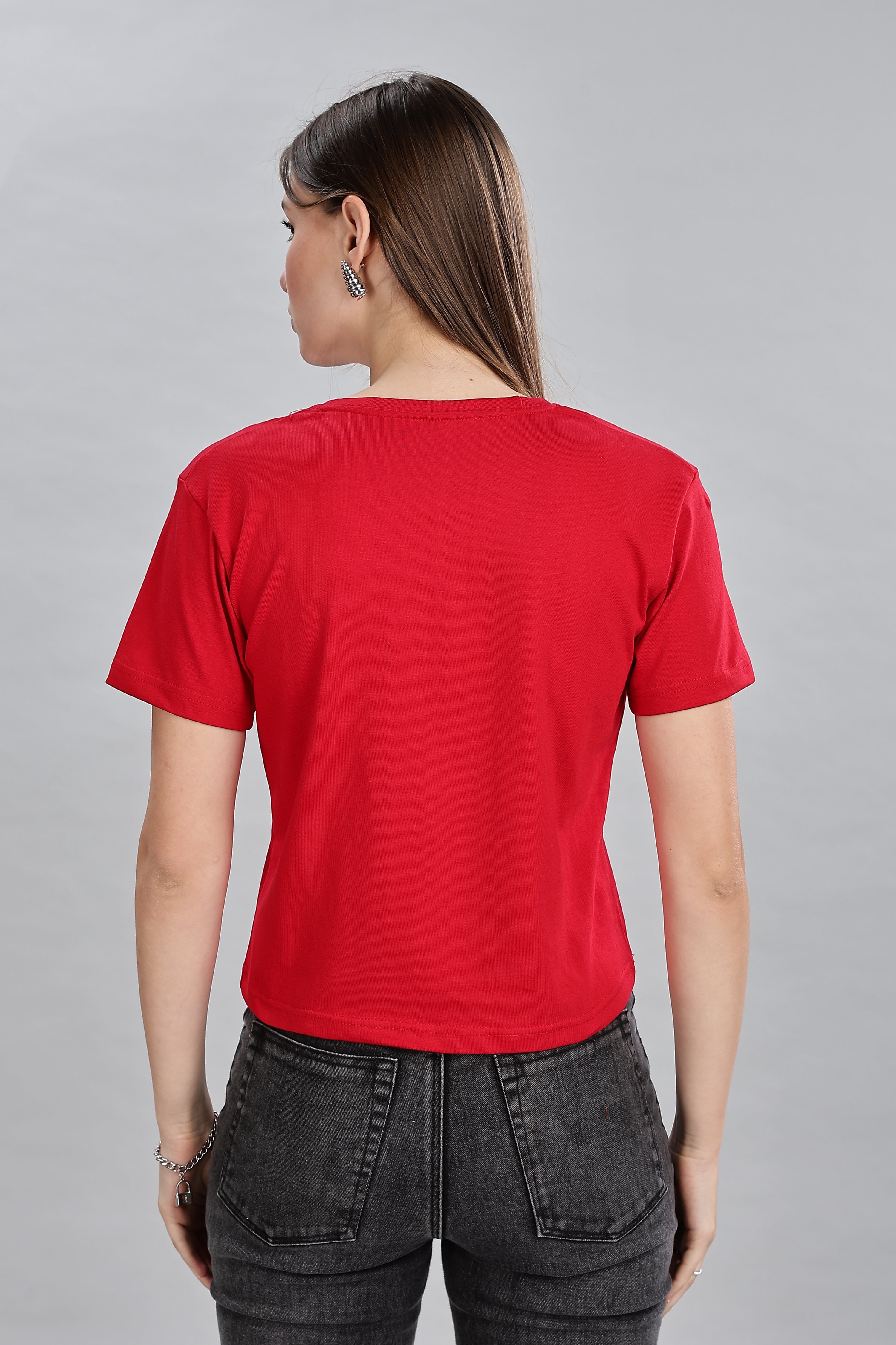 Classic Red Crop Top