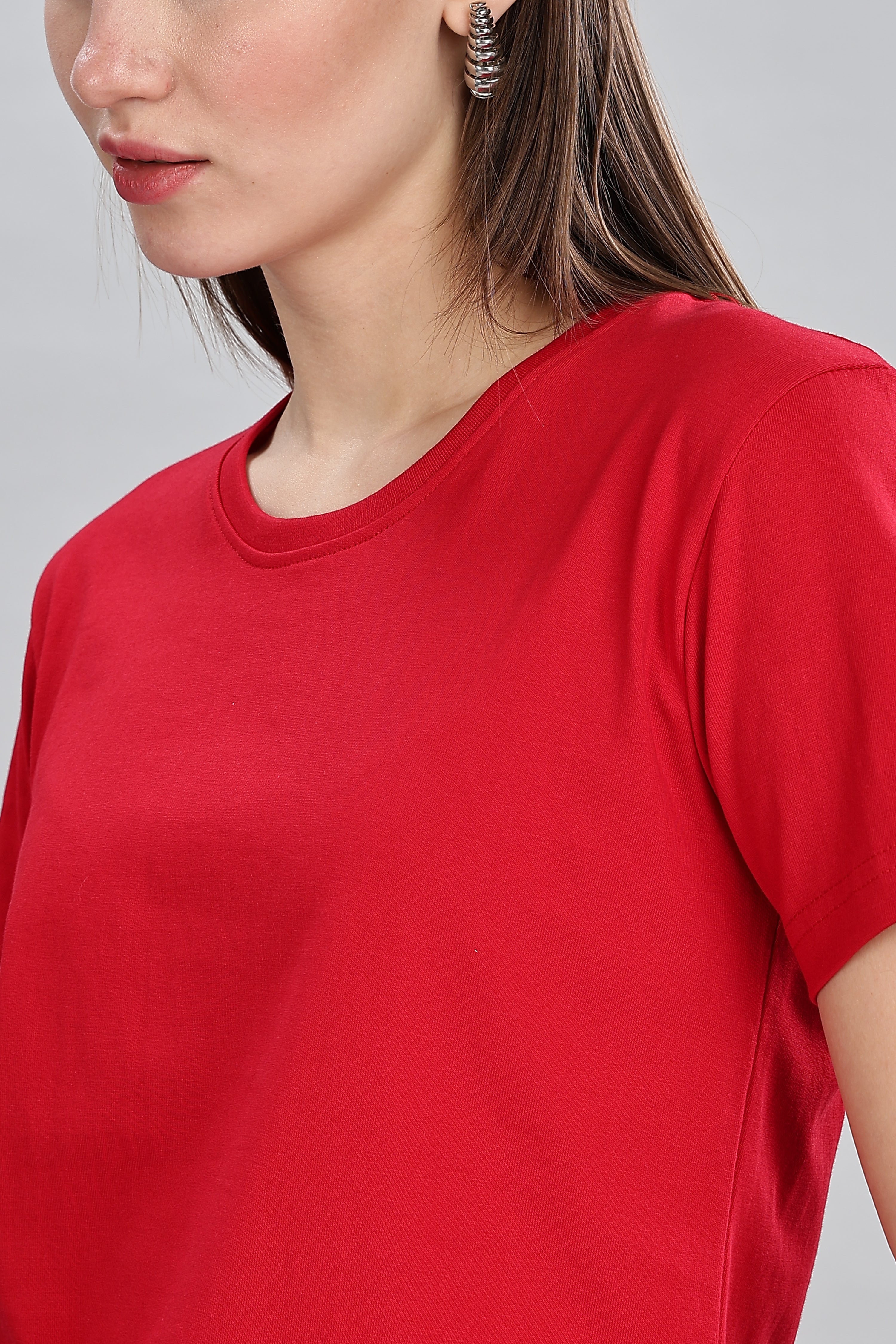 Classic Red Crop Top