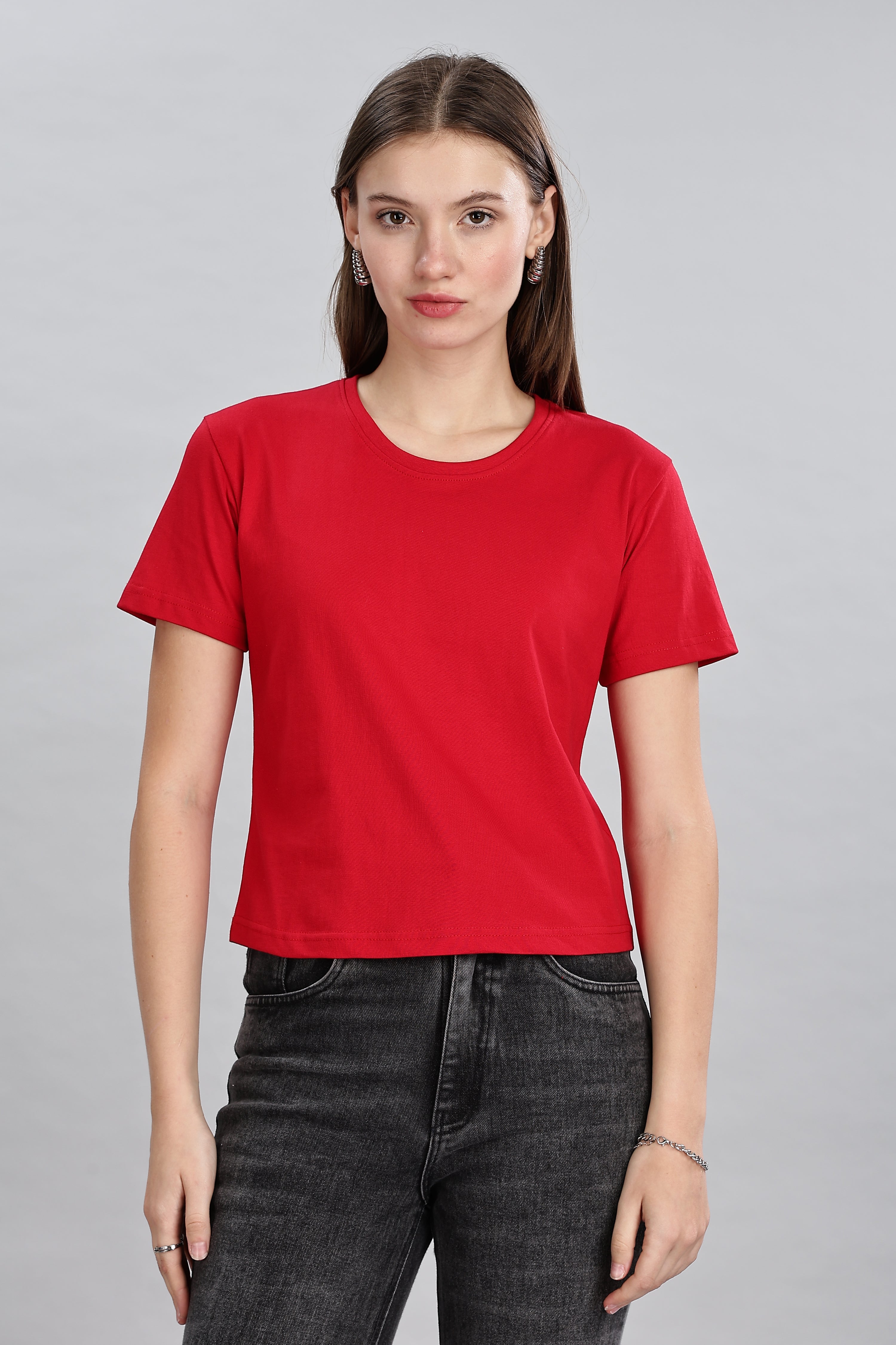 Classic Red Crop Top
