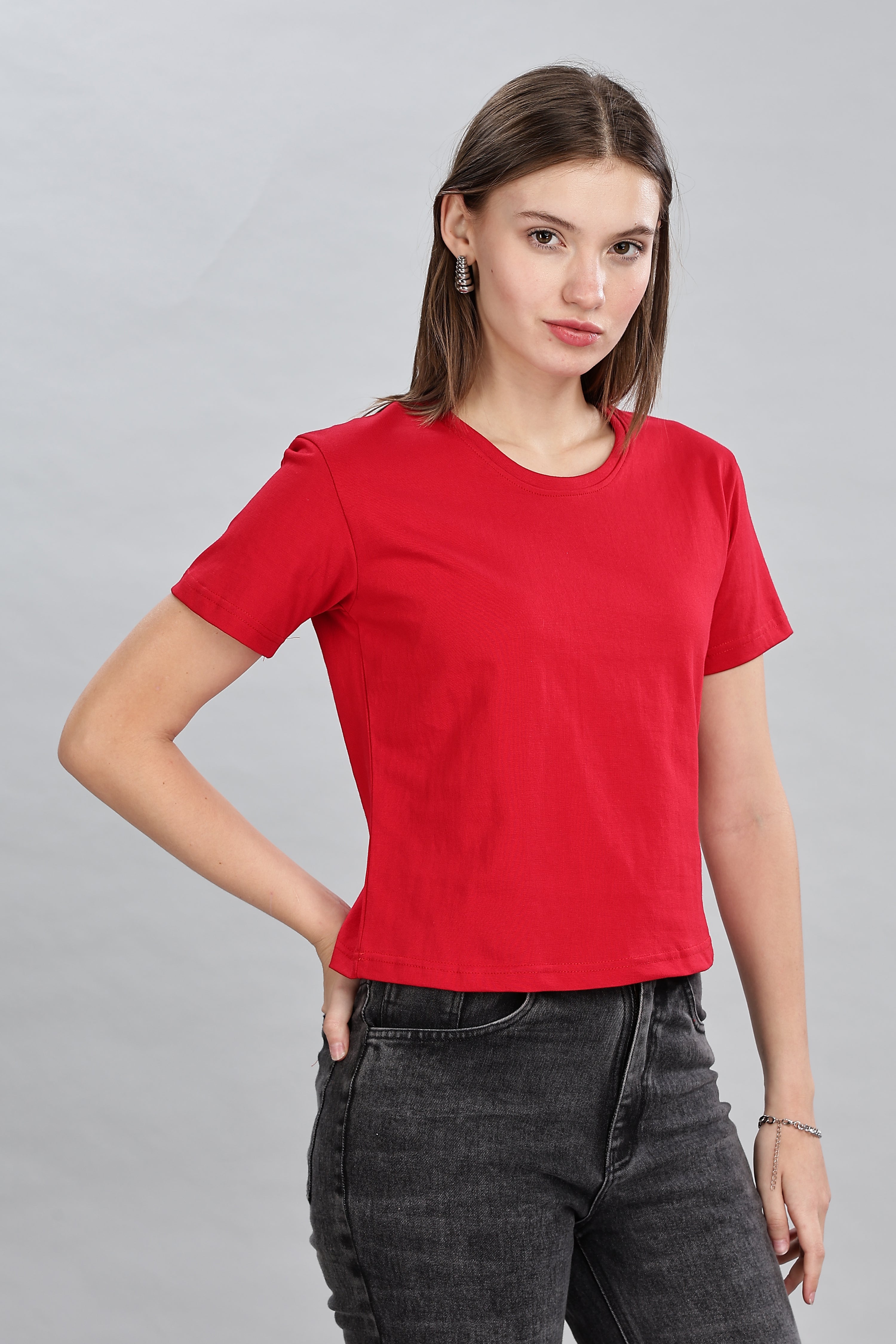 Classic Red Crop Top