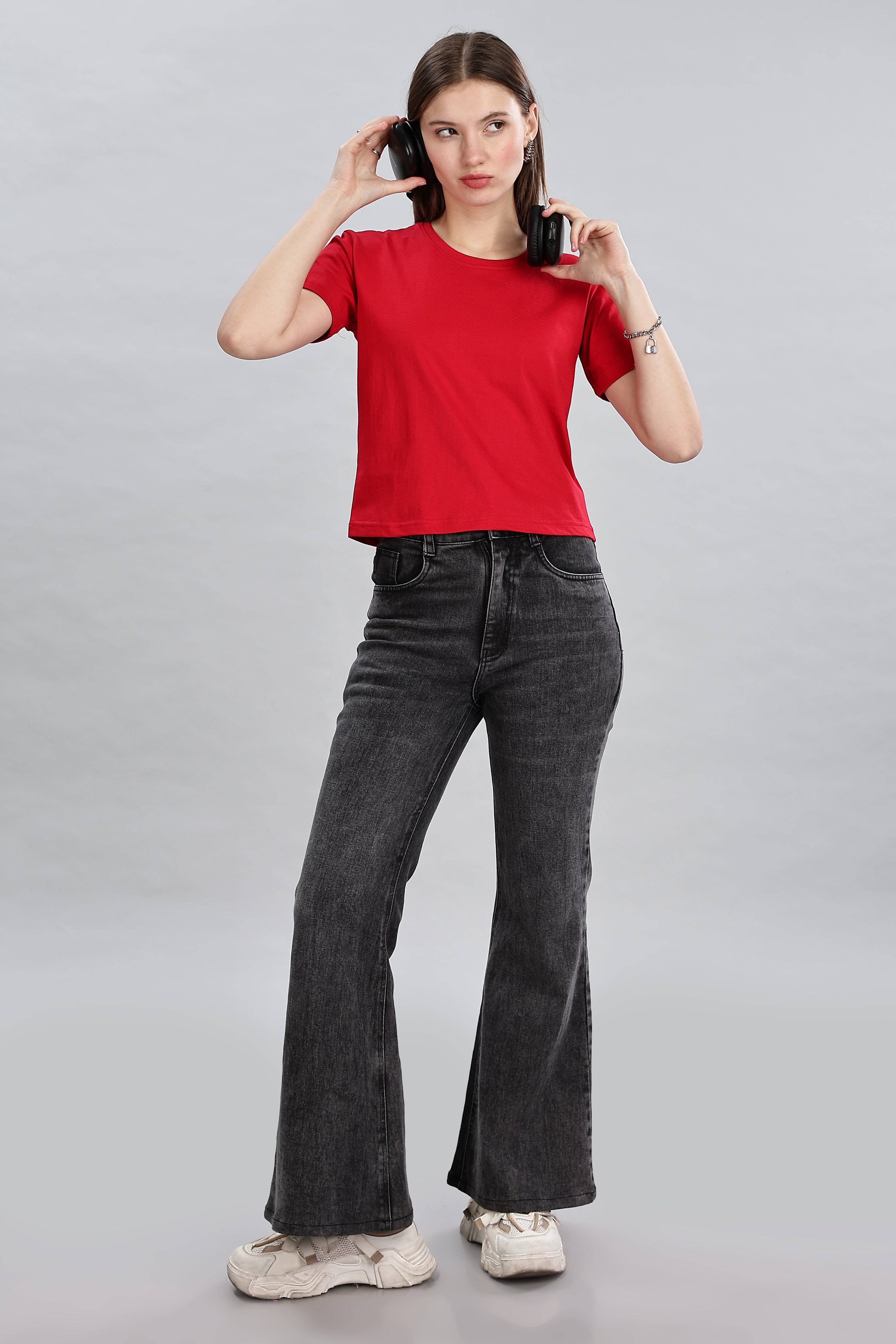 Classic Red Crop Top