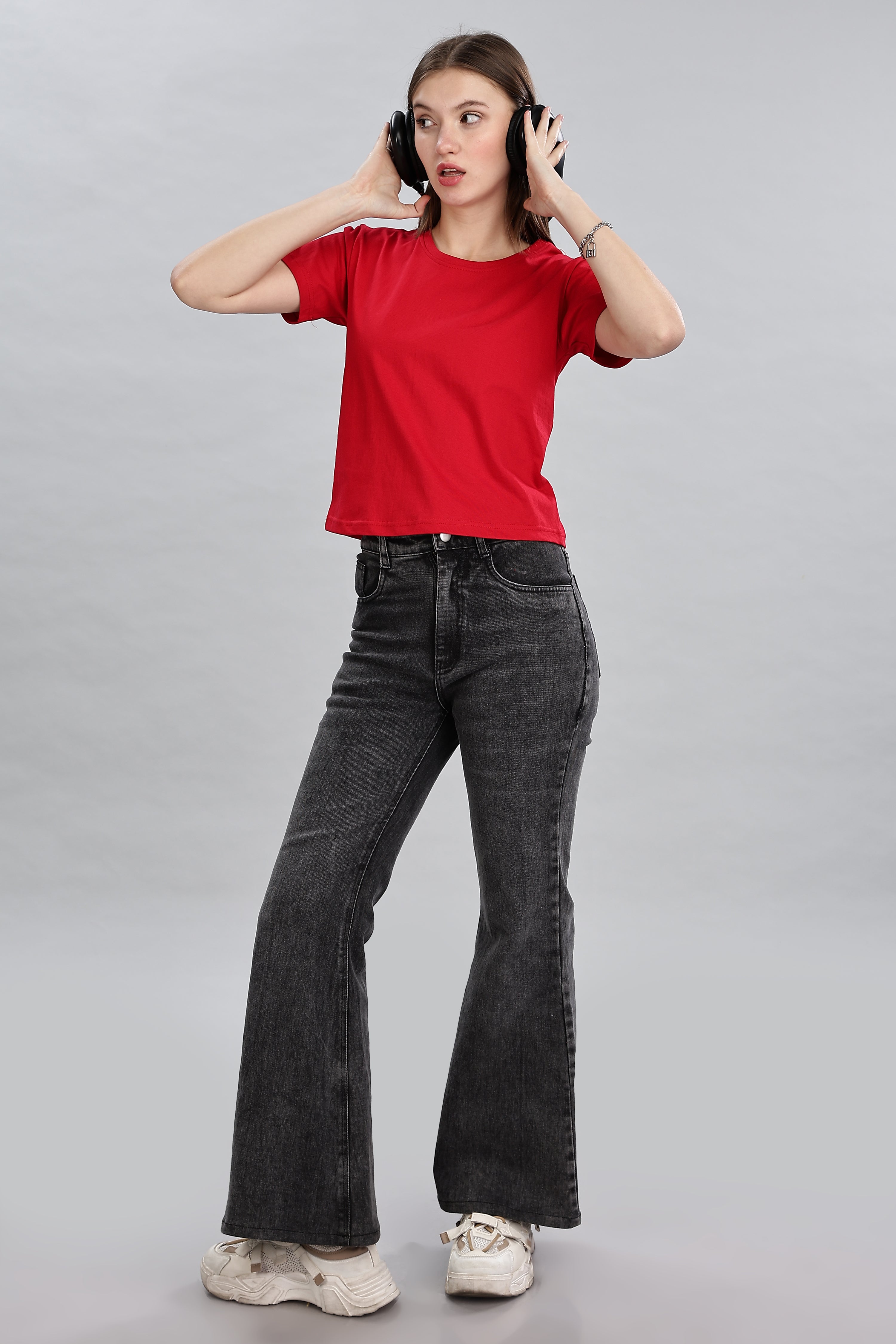 Classic Red Crop Top