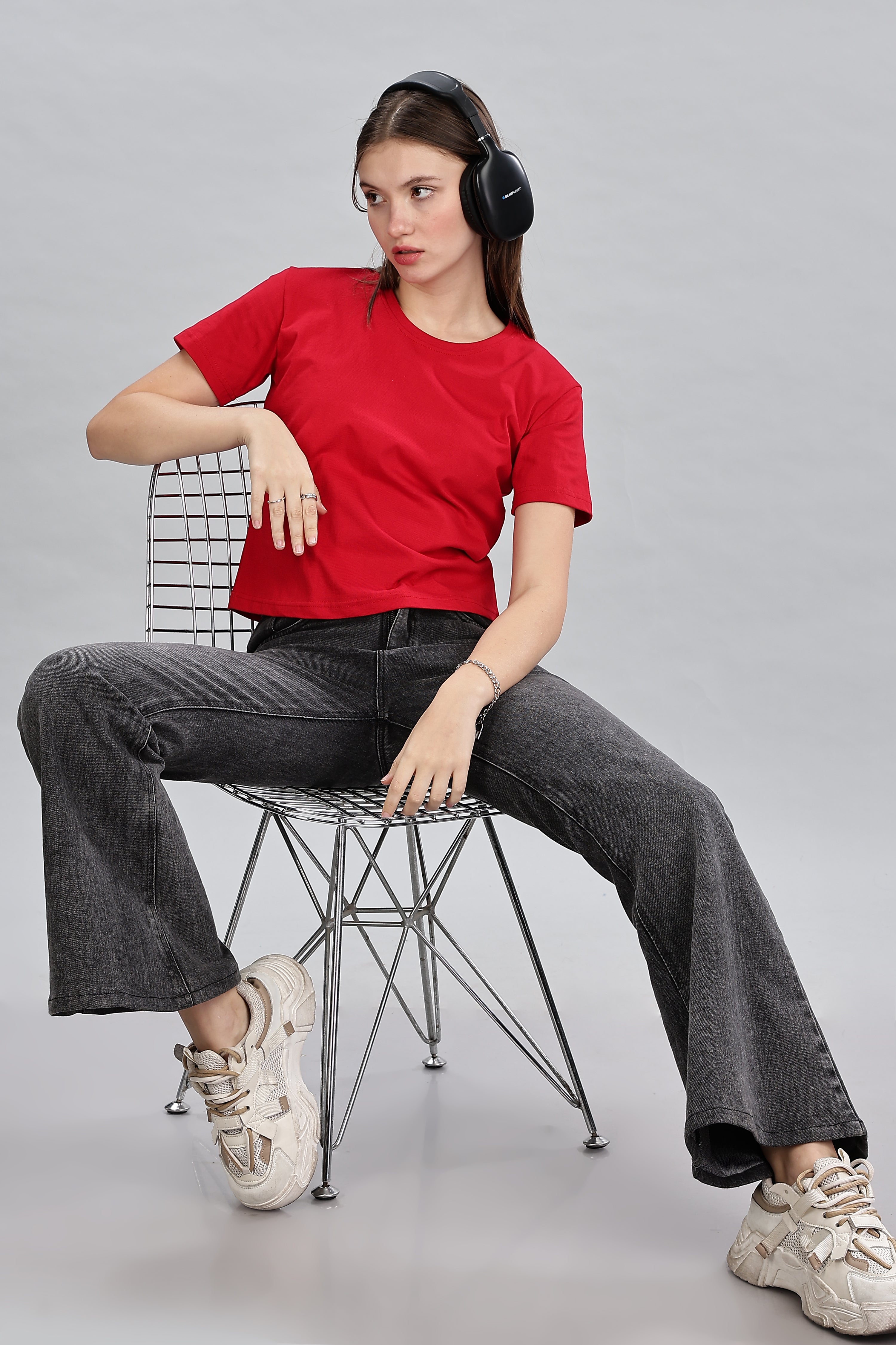Classic Red Crop Top