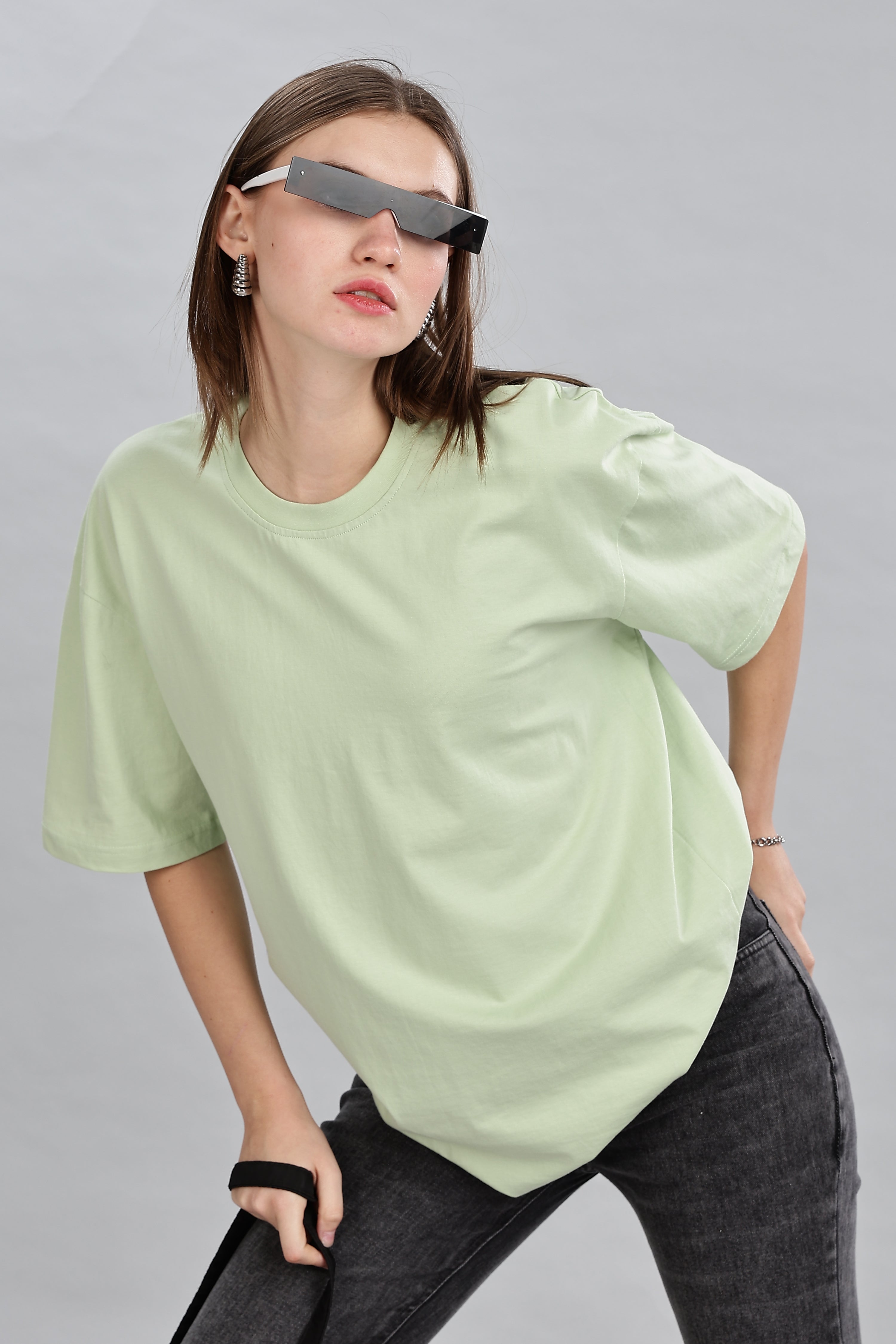Seafoam Green Oversized T-Shirt