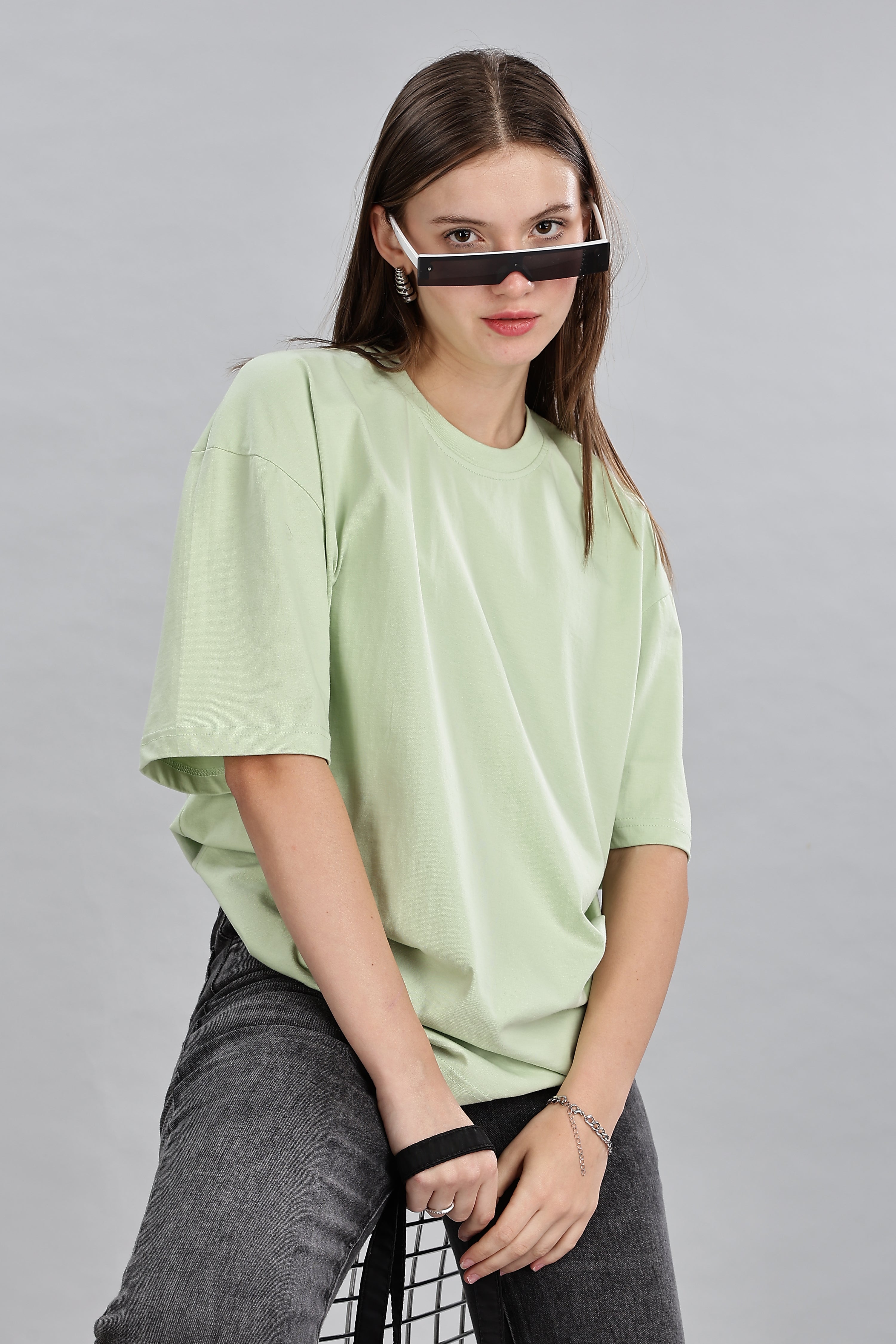 Seafoam Green Oversized T-Shirt