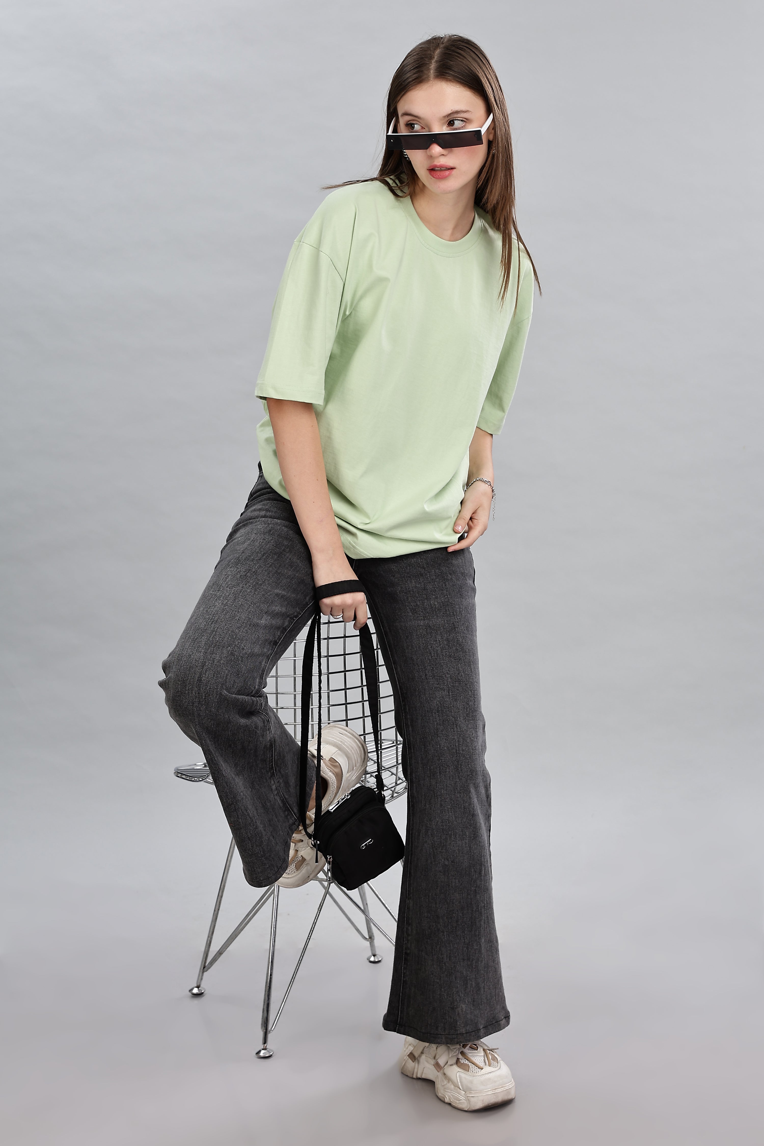 Seafoam Green Oversized T-Shirt