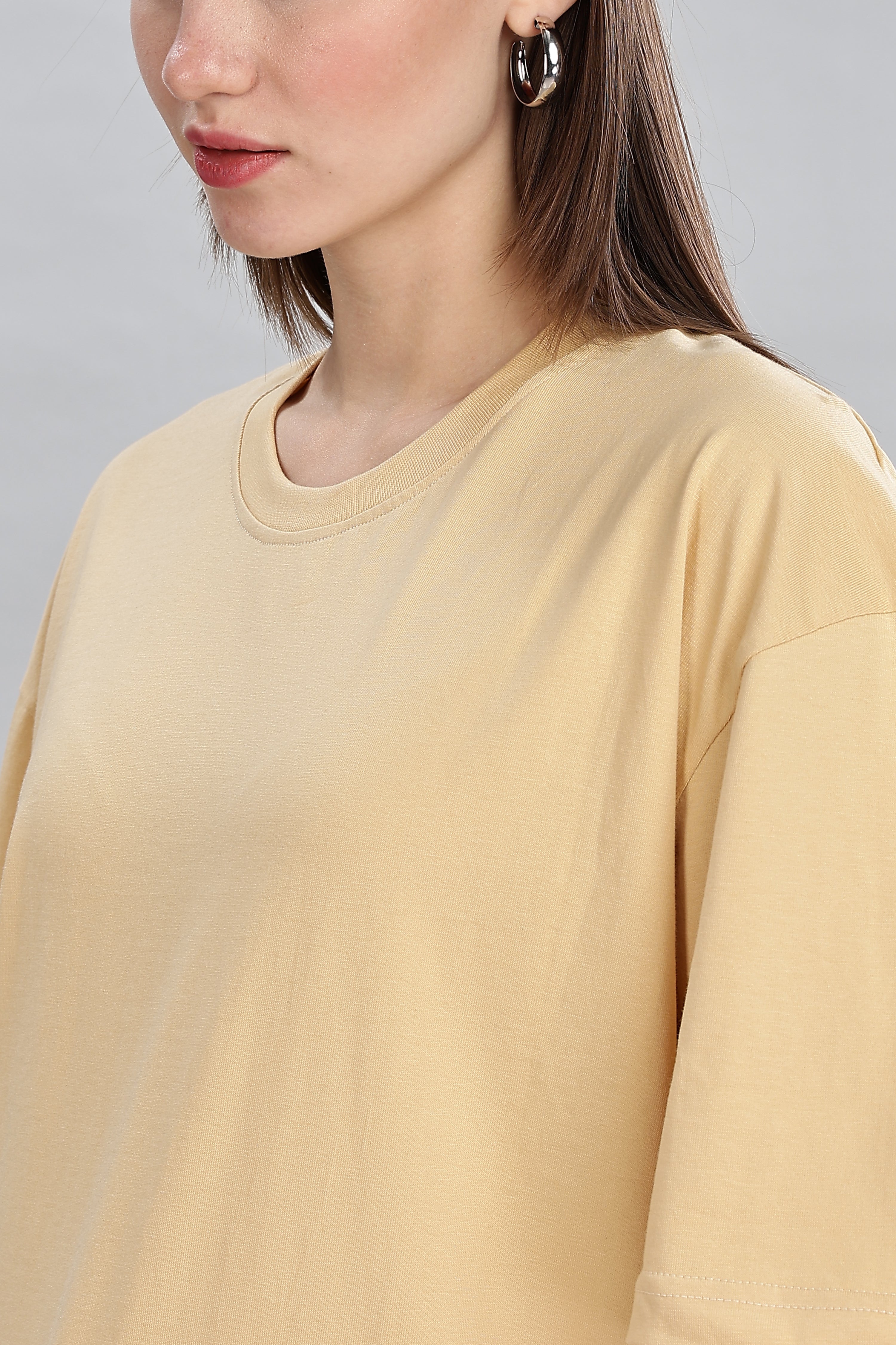 Cream Oversized T-Shirt