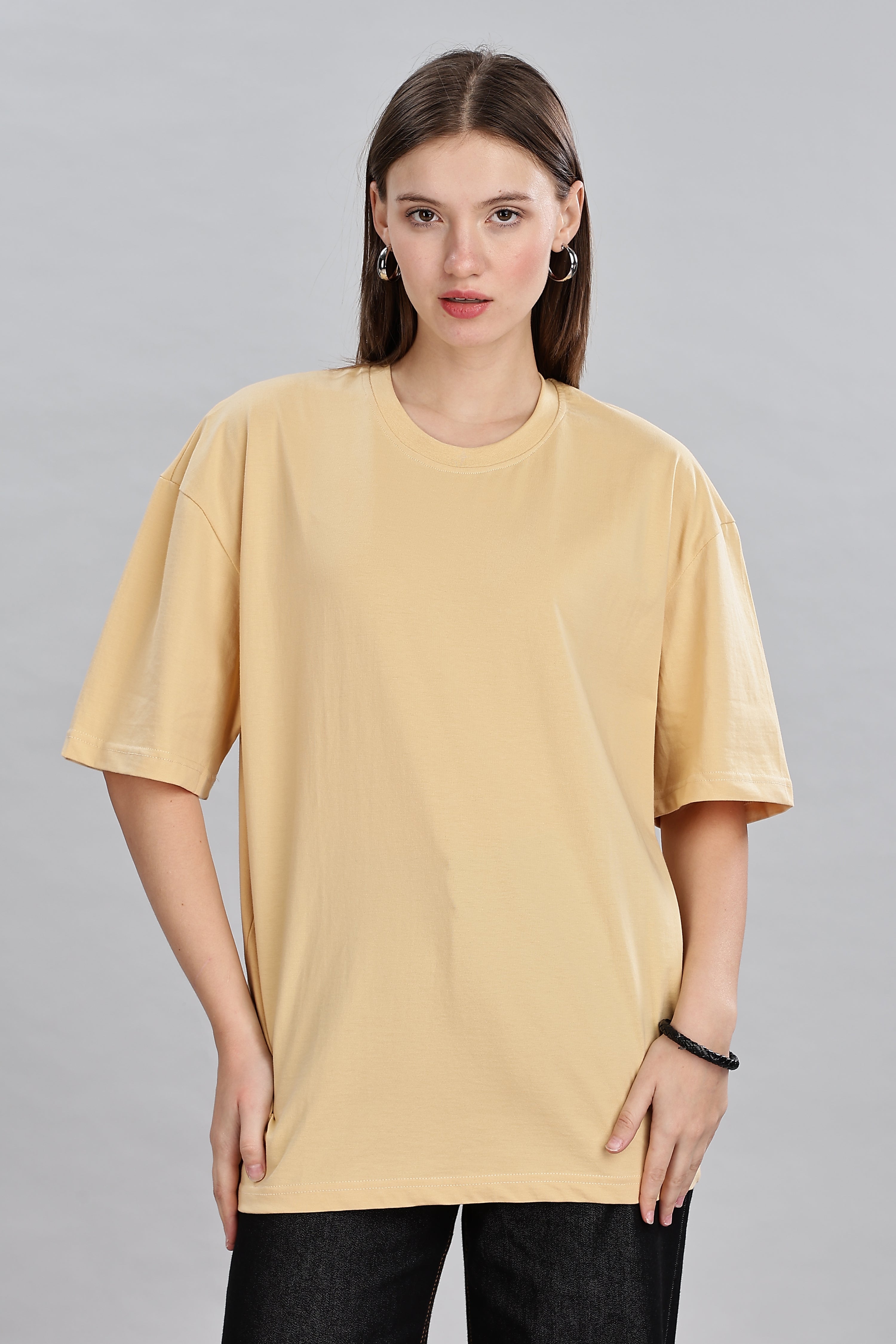 Cream Oversized T-Shirt
