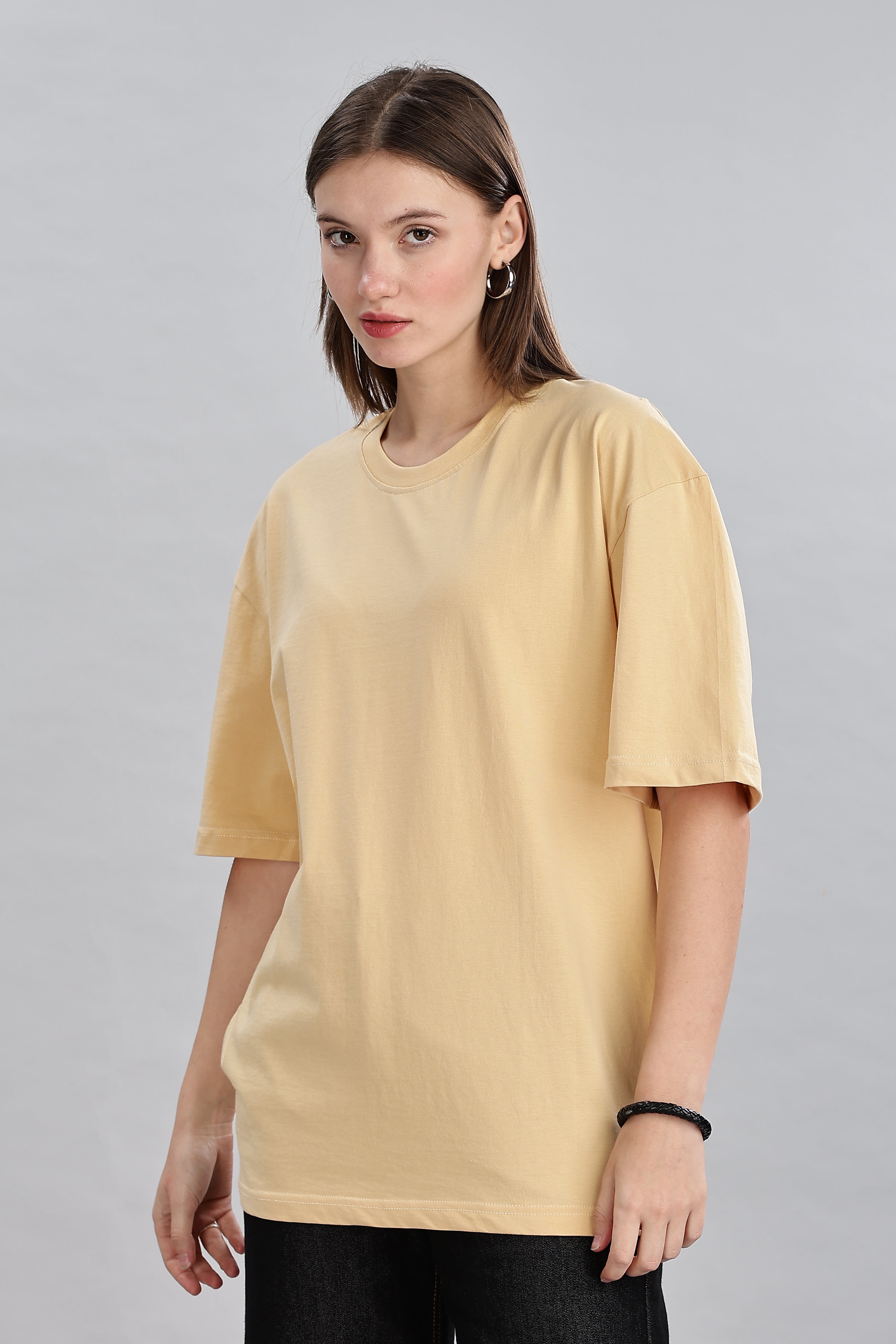Cream Oversized T-Shirt
