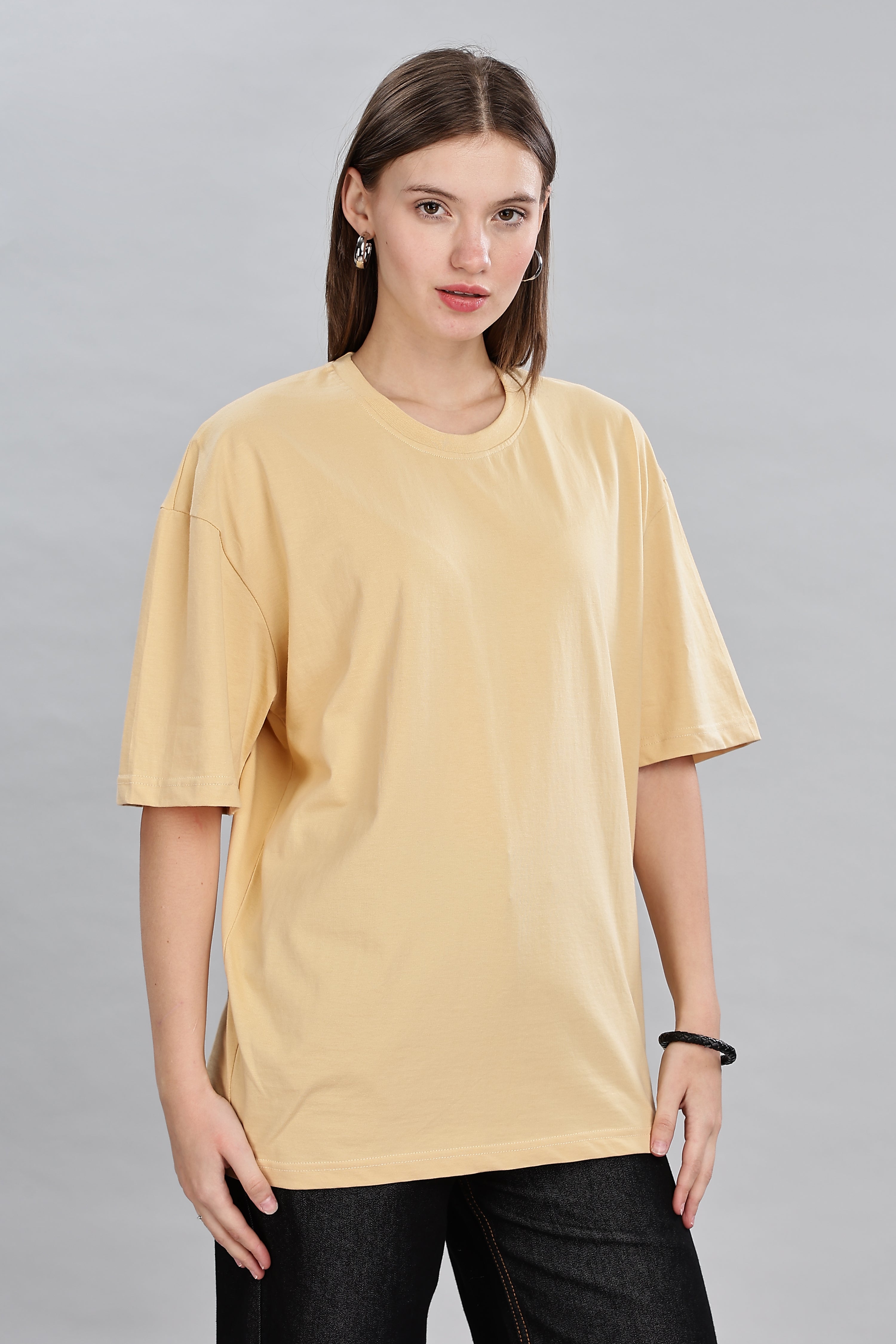 Cream Oversized T-Shirt
