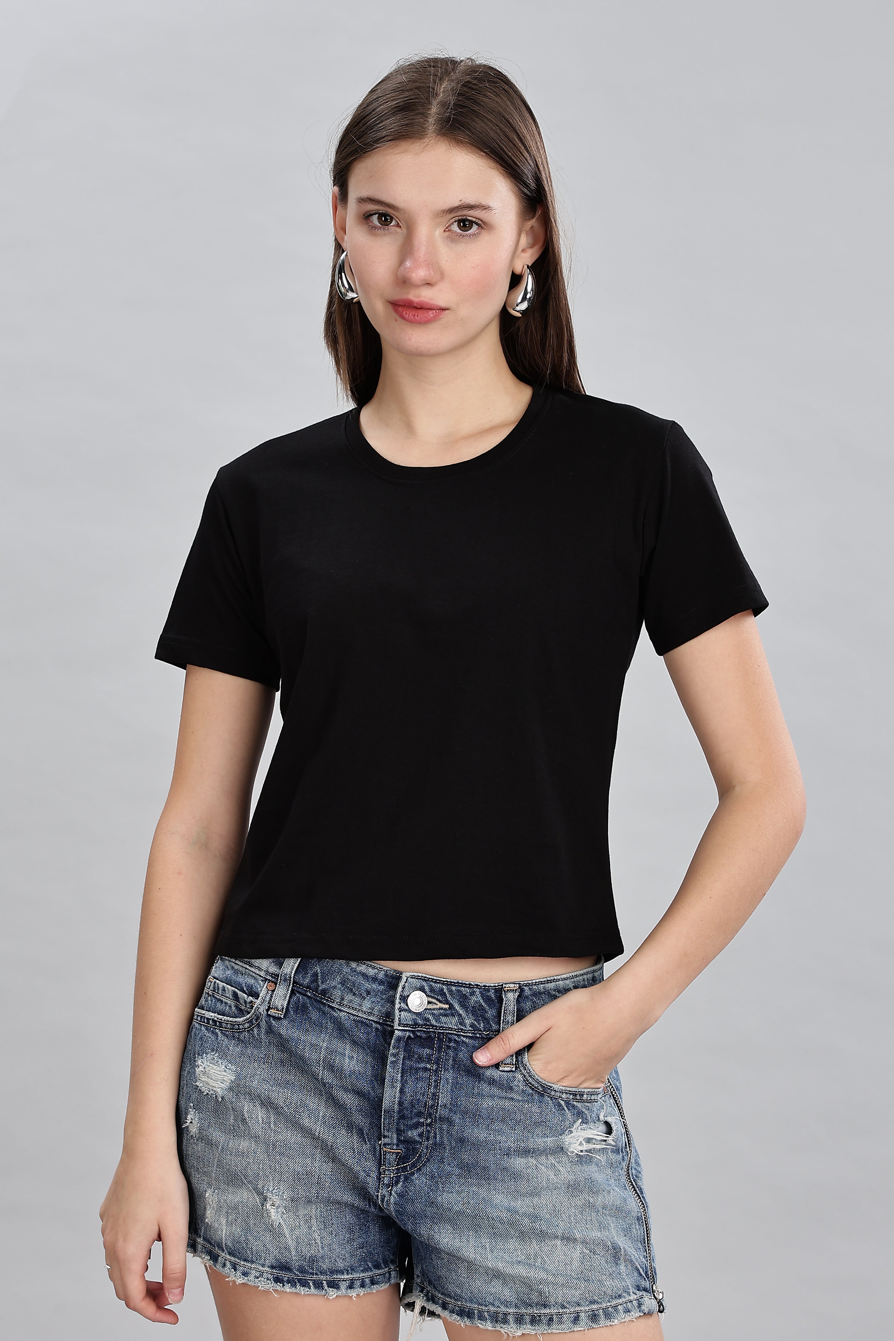 Black Crop Top