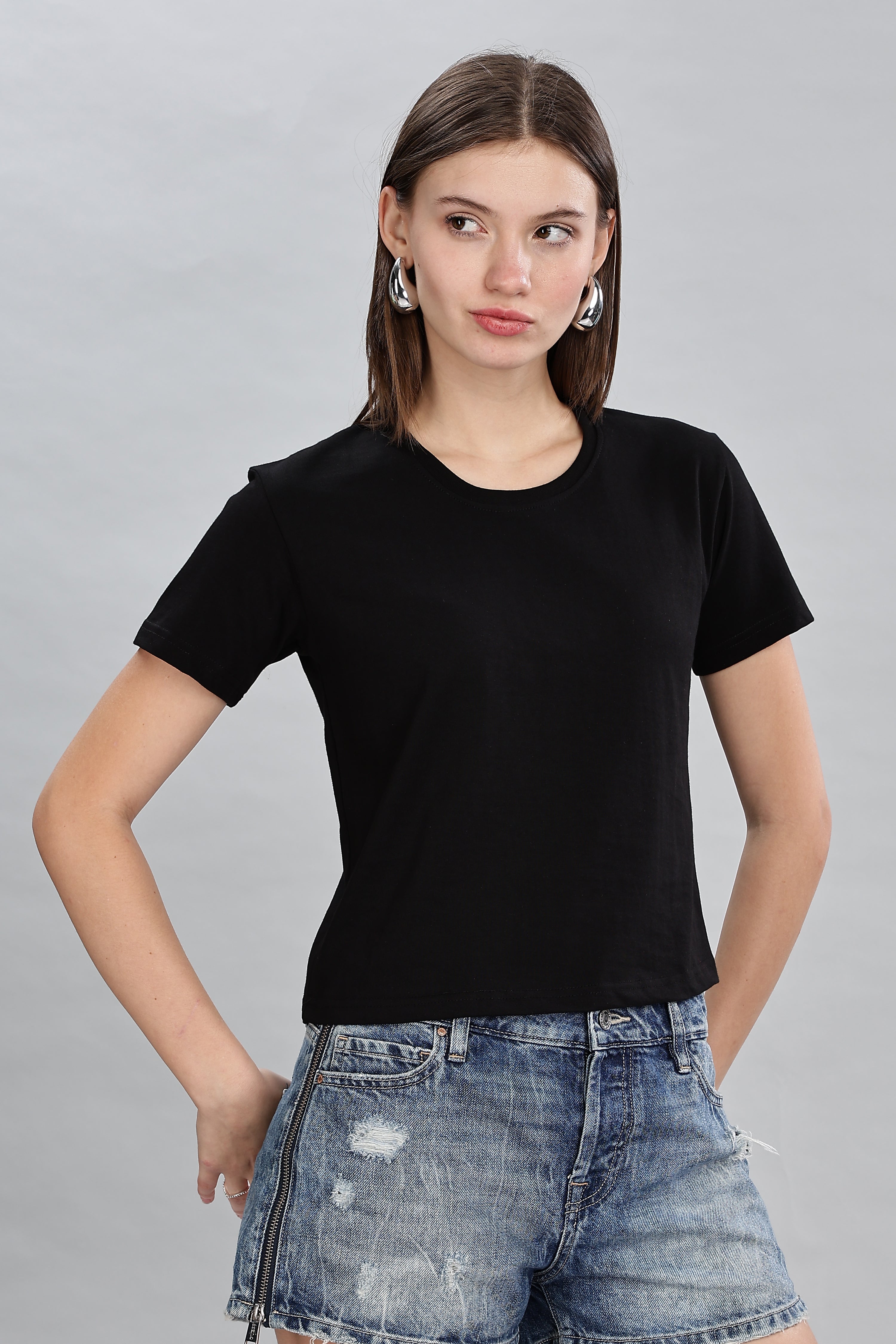 Black Crop Top