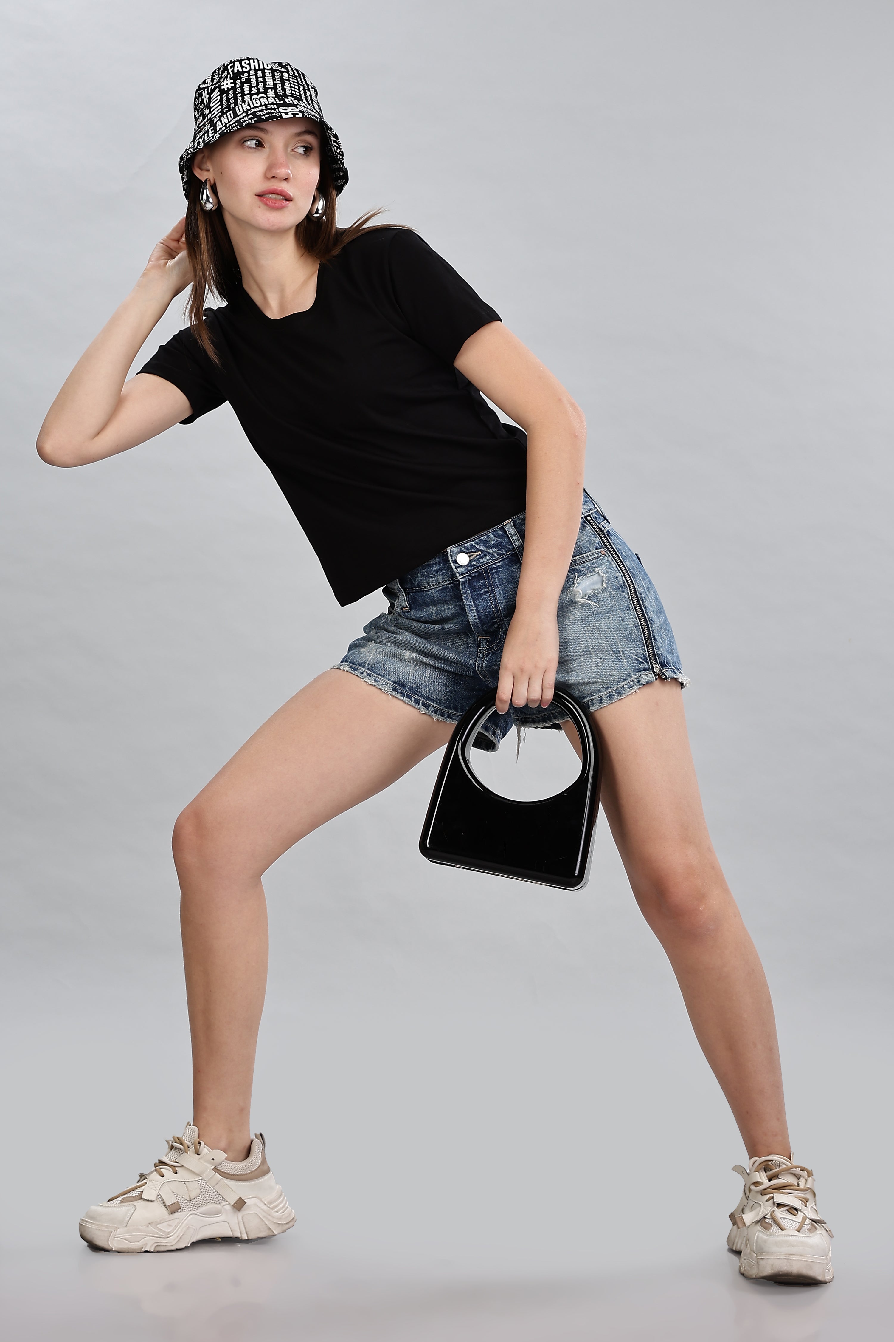 Black Crop Top